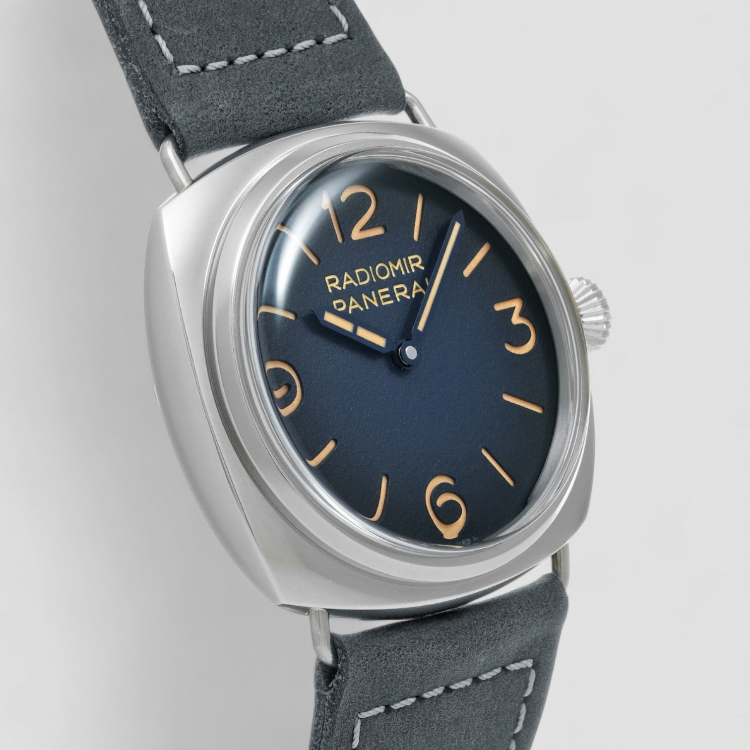 Radiomir Tre Giorni Hand Wind Blue Dial Men's Watch