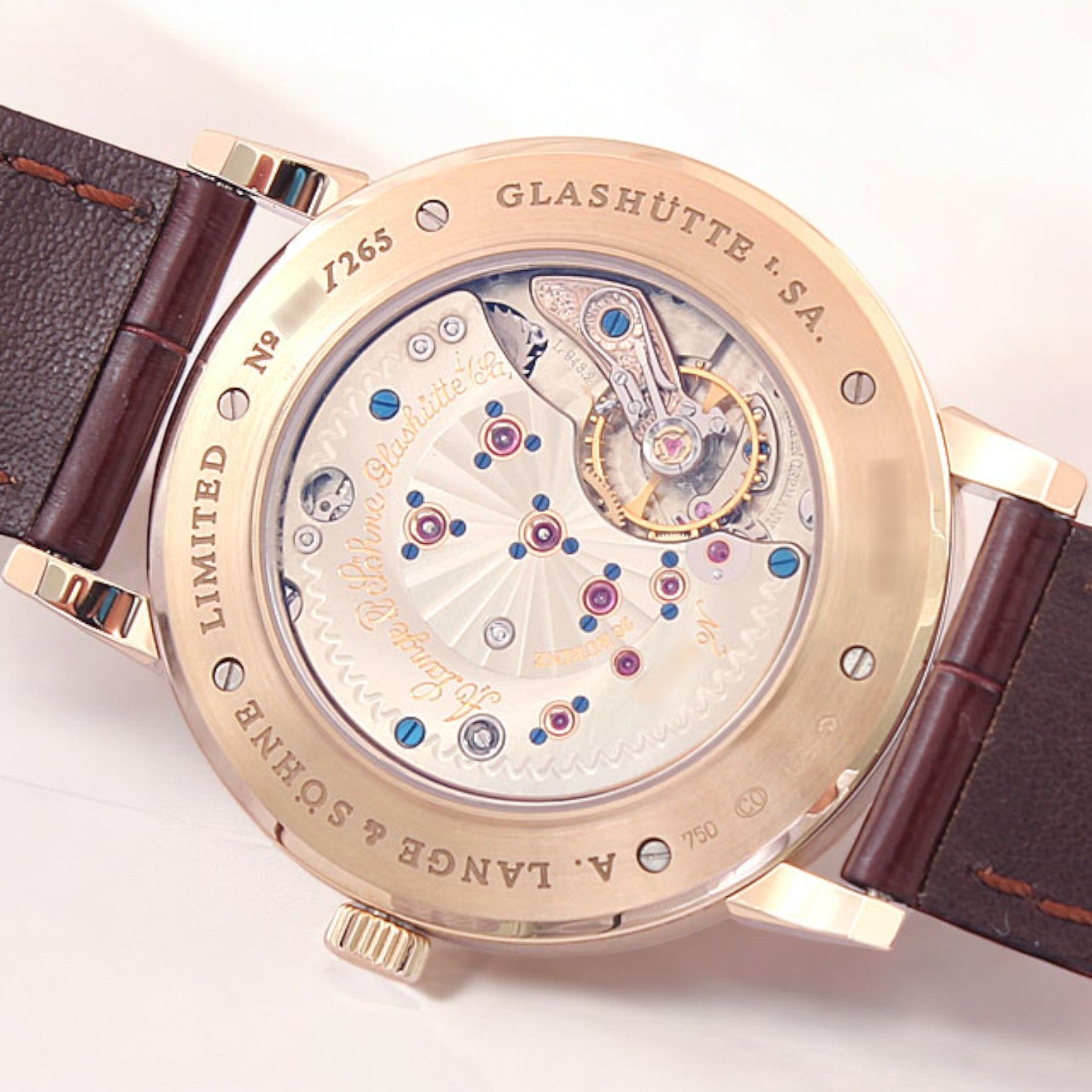 1815 Moonphase Honey Gold Hommage to FA Lange LIMITED