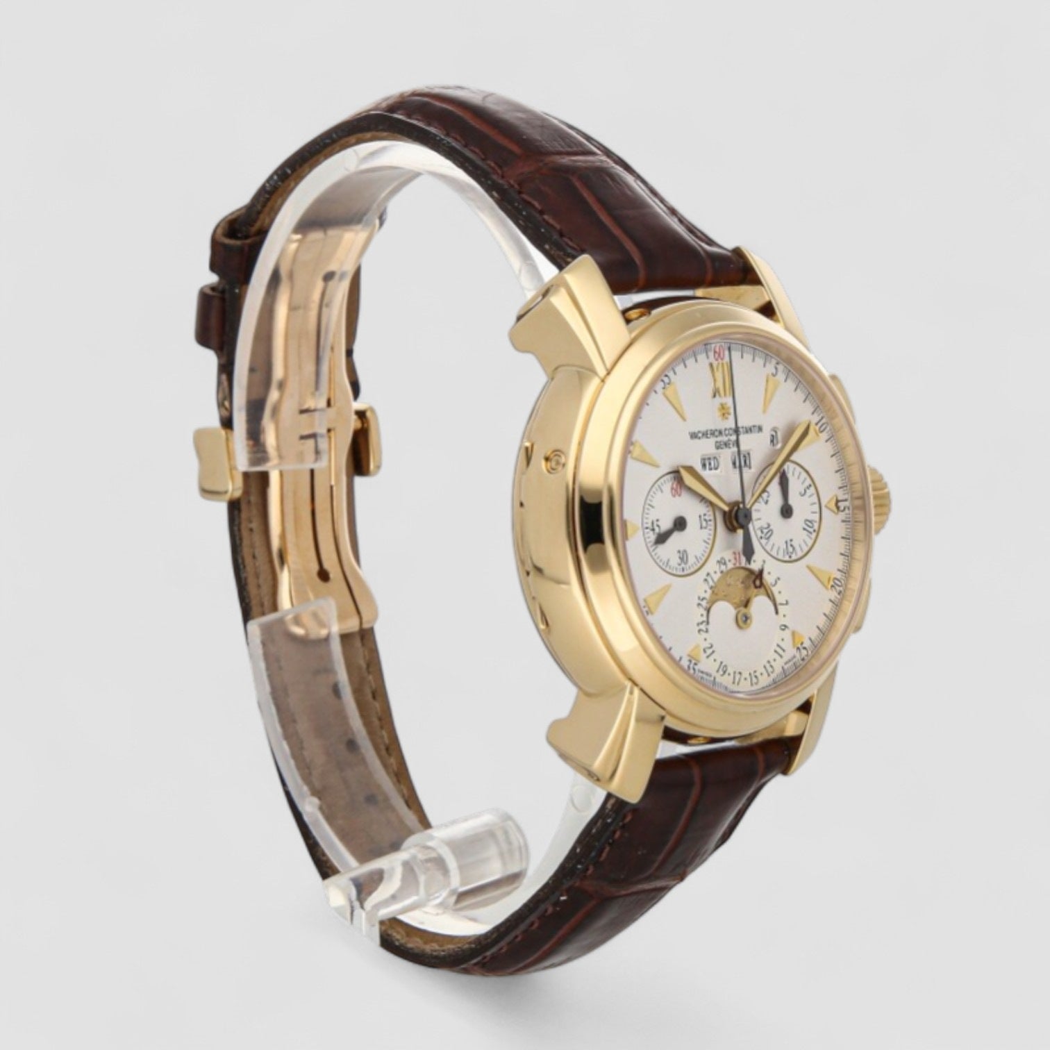 Malte Perpetual Calendar Chronograph 18k Yellow Gold