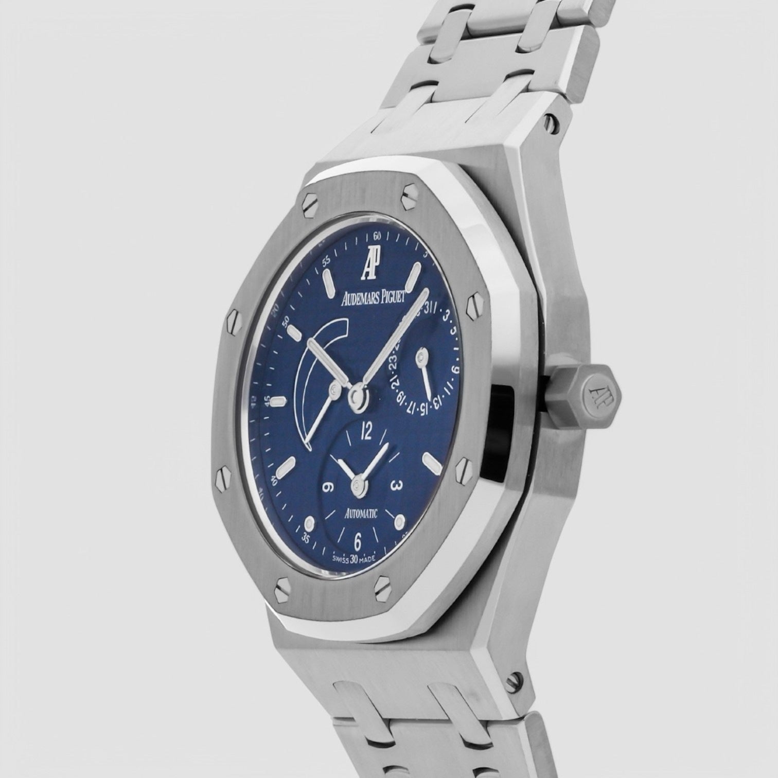 Royal Oak Dual Time Blue Dial AP SERVICED