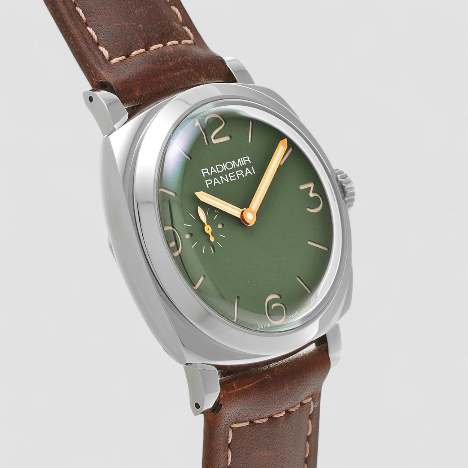 Radiomir 1940 45 3 Days Automatic Stainless Steel / Military Green Description