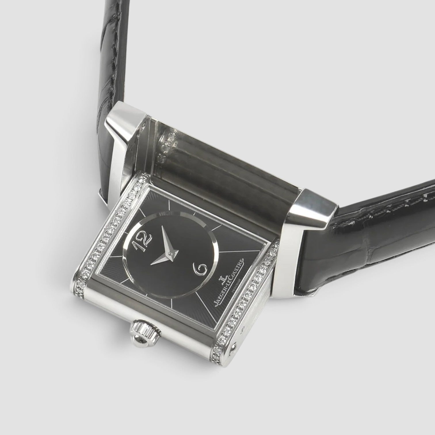 Reverso Duetto Classique 23mm Steel White Dial