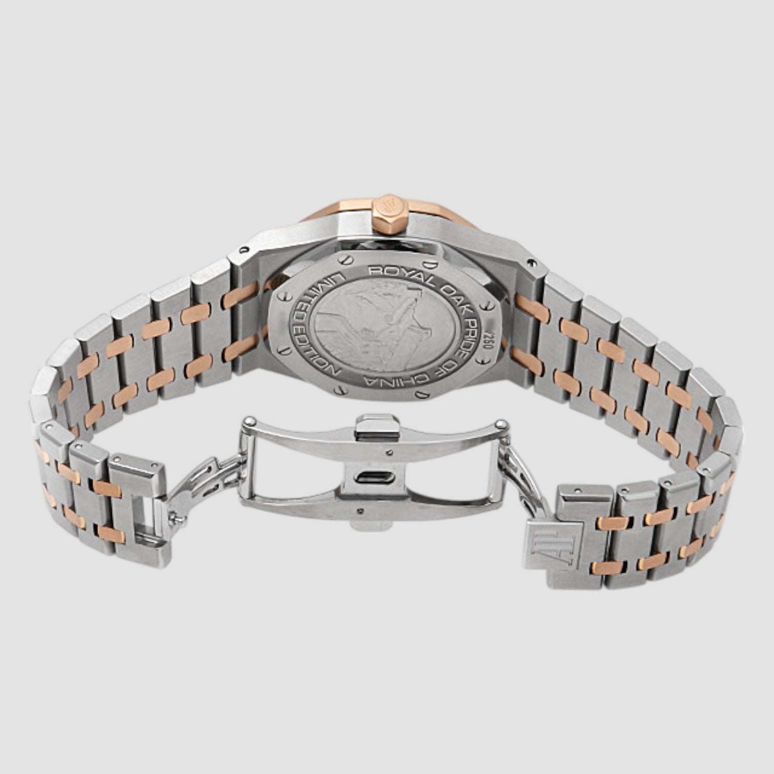 Royal Oak Limited Edition Pride of China Steel Rose Gold Mens Watch