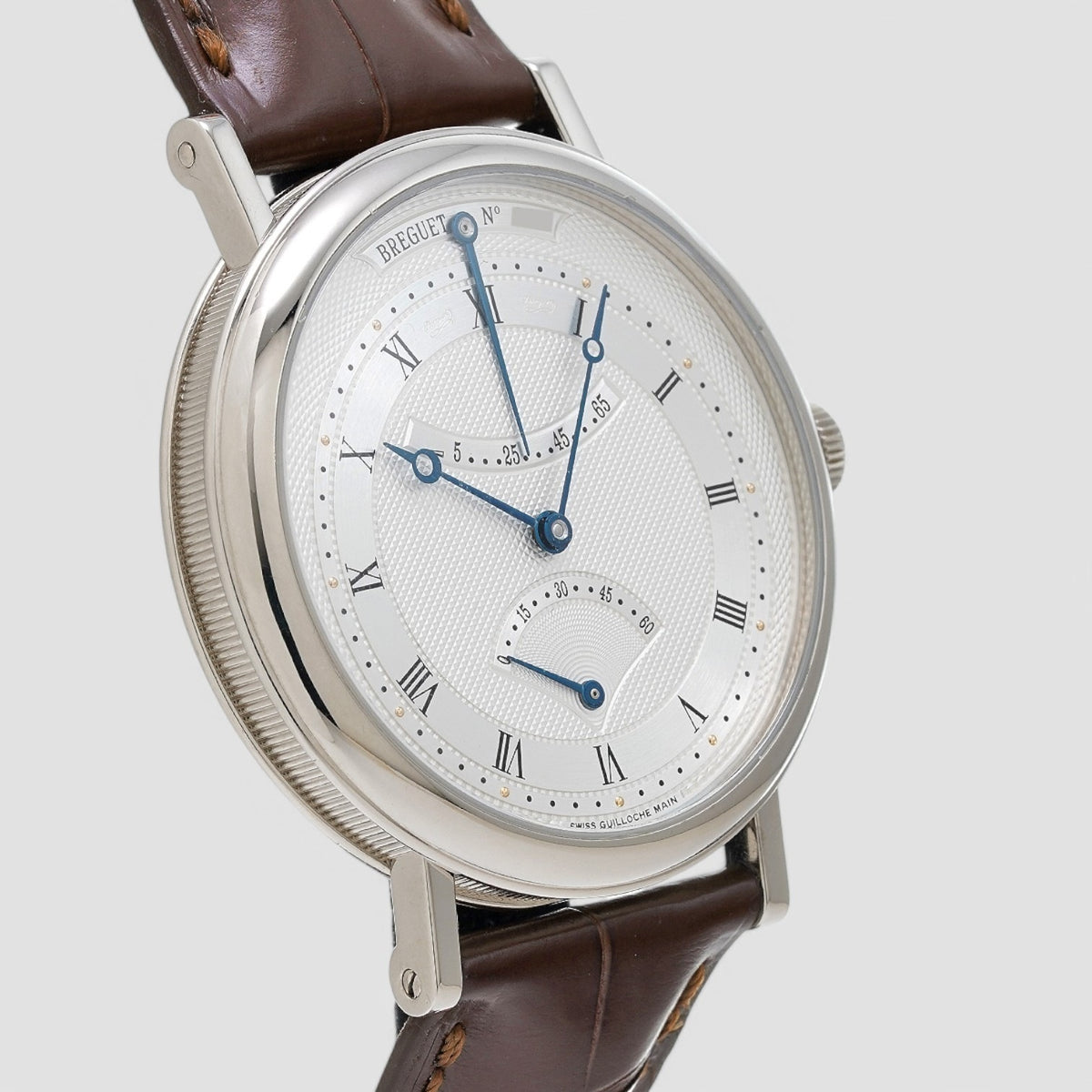 Classique Retrograde Seconds 18K White Gold / Deployant