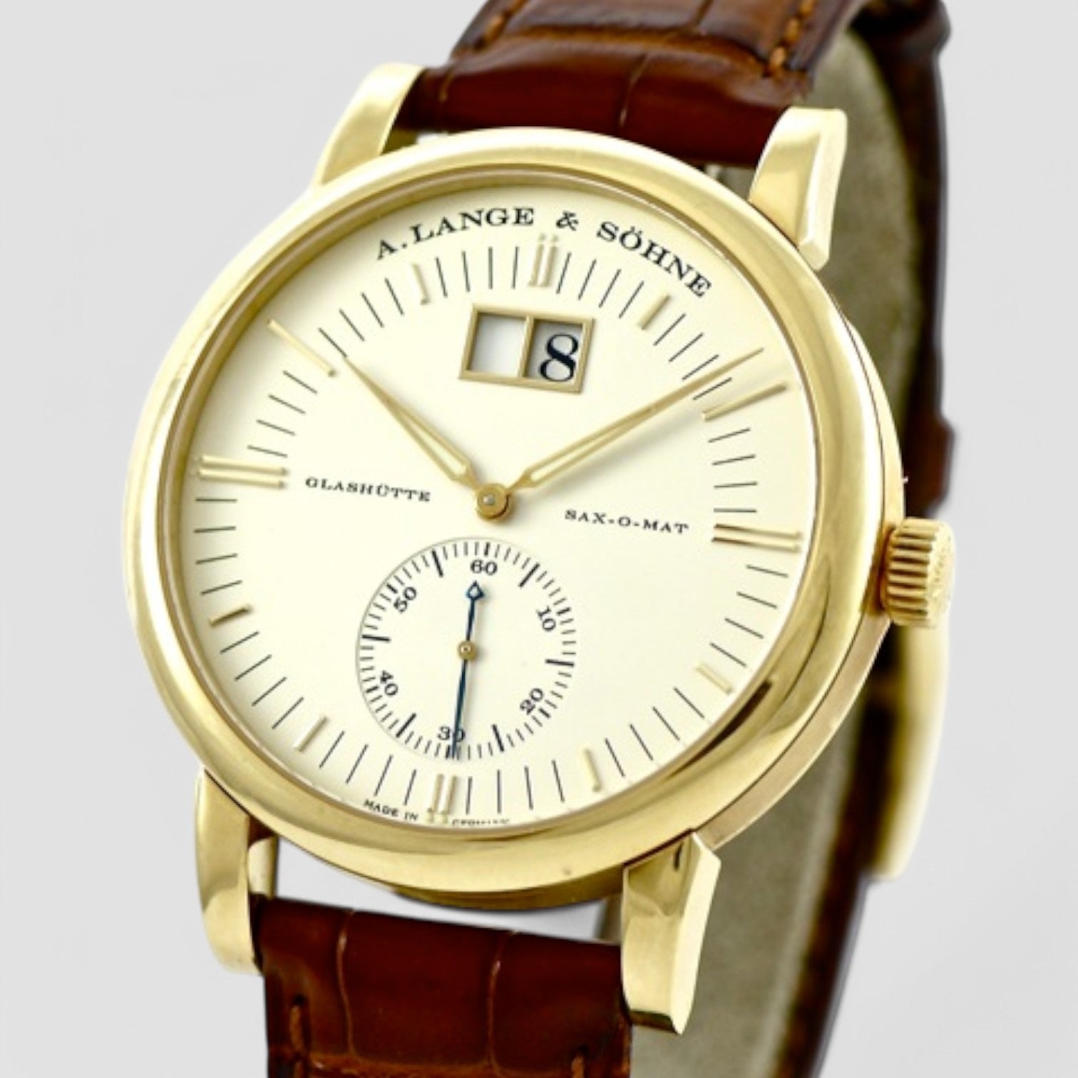 Grand Langematik Date 18K Yellow Gold