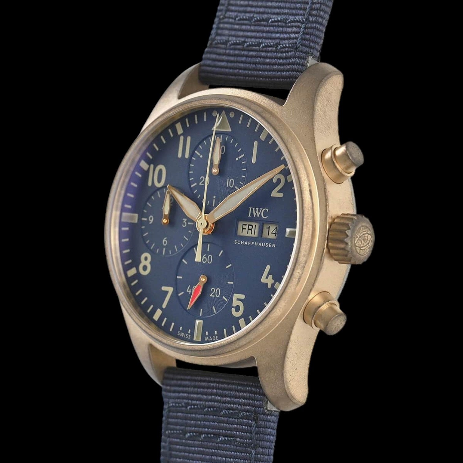 Pilots Watch Chronograph 41mm Bronze Blue Dial
