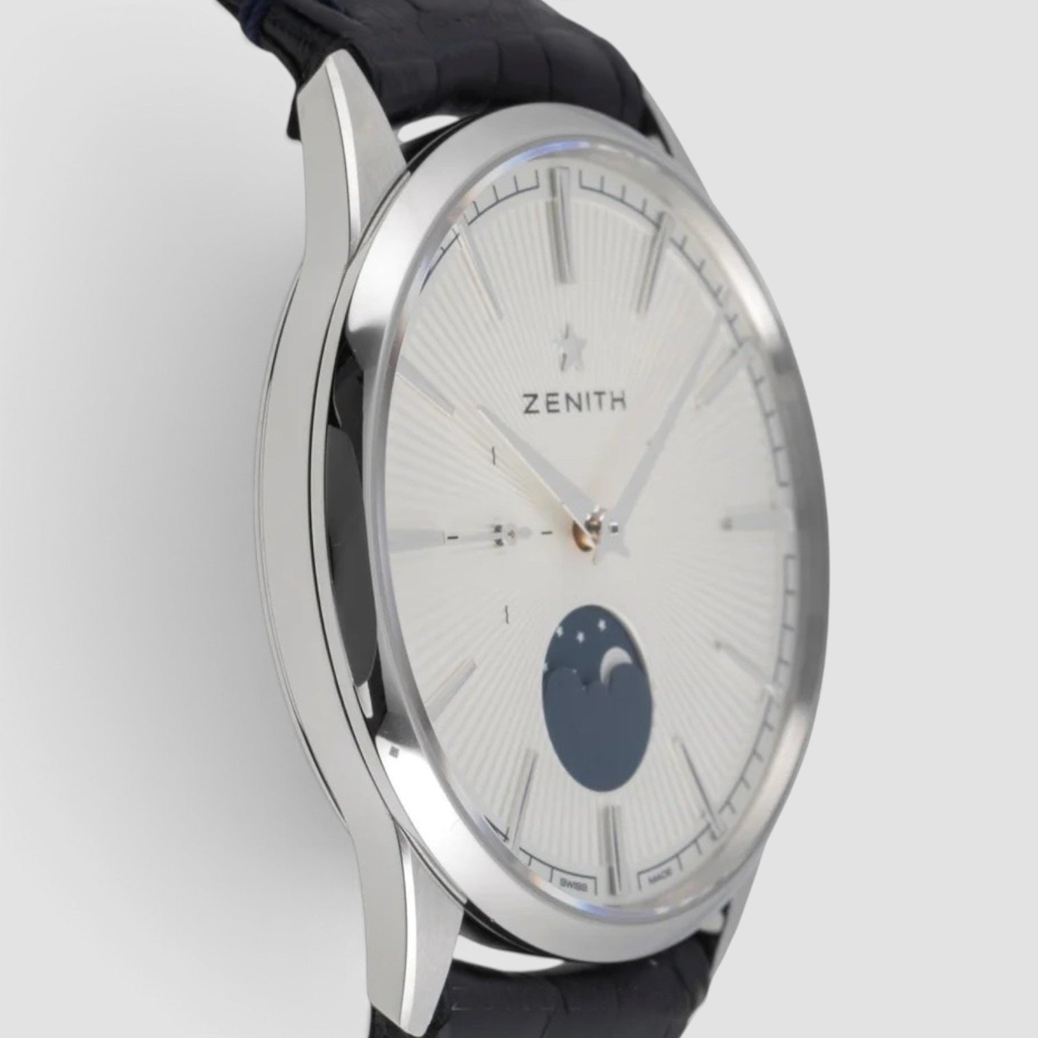Elite Moonphase 40.5mm Steel White Dial