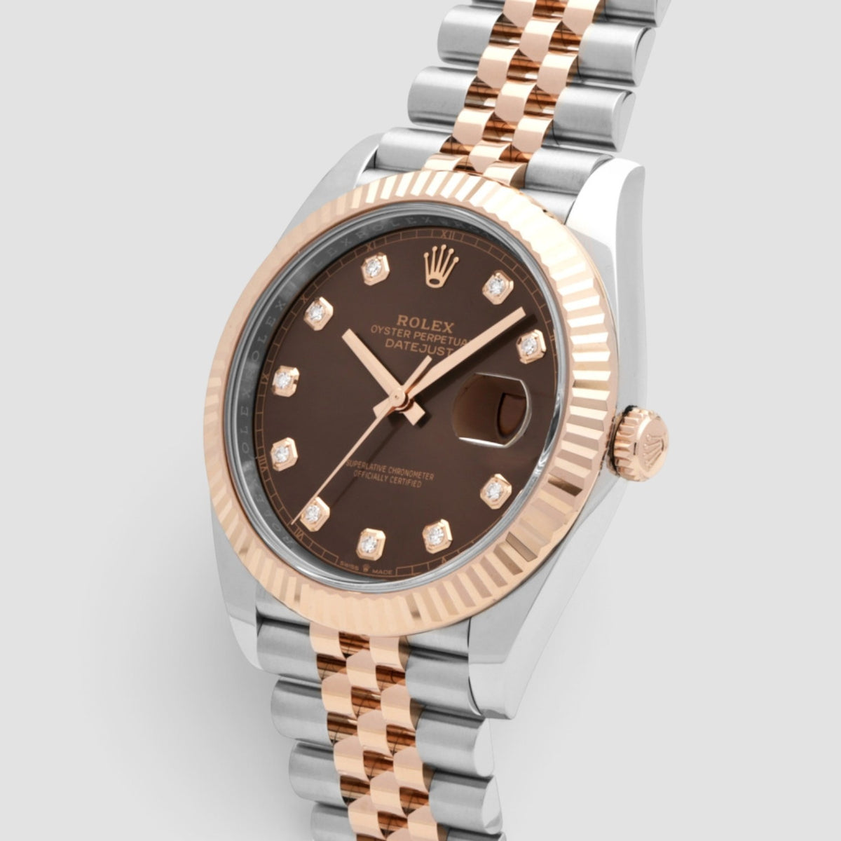 Datejust 41 Chocolate Diamond Dial Jubilee