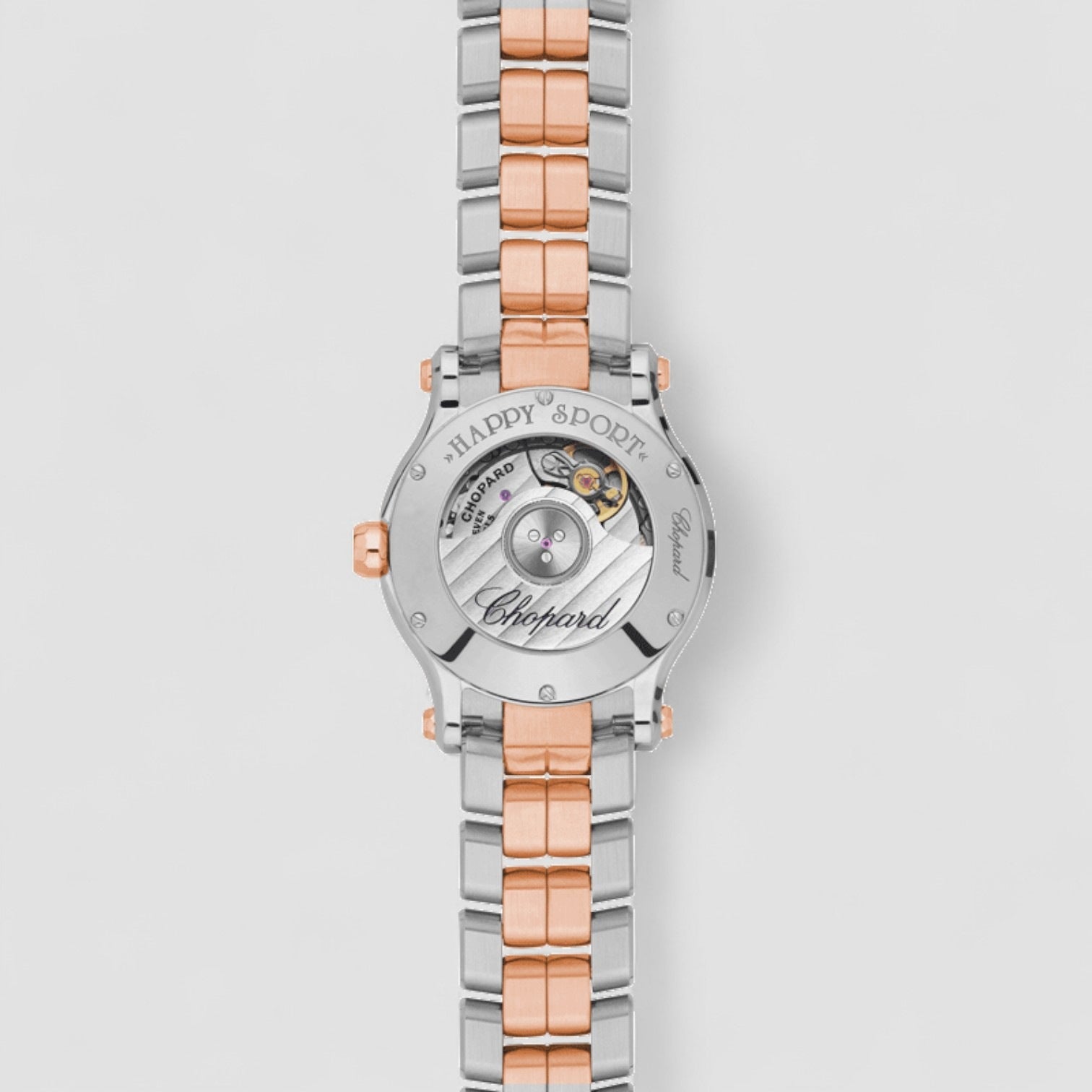 Happy Sport Automatic Diamond Silver Dial Ladies Watch