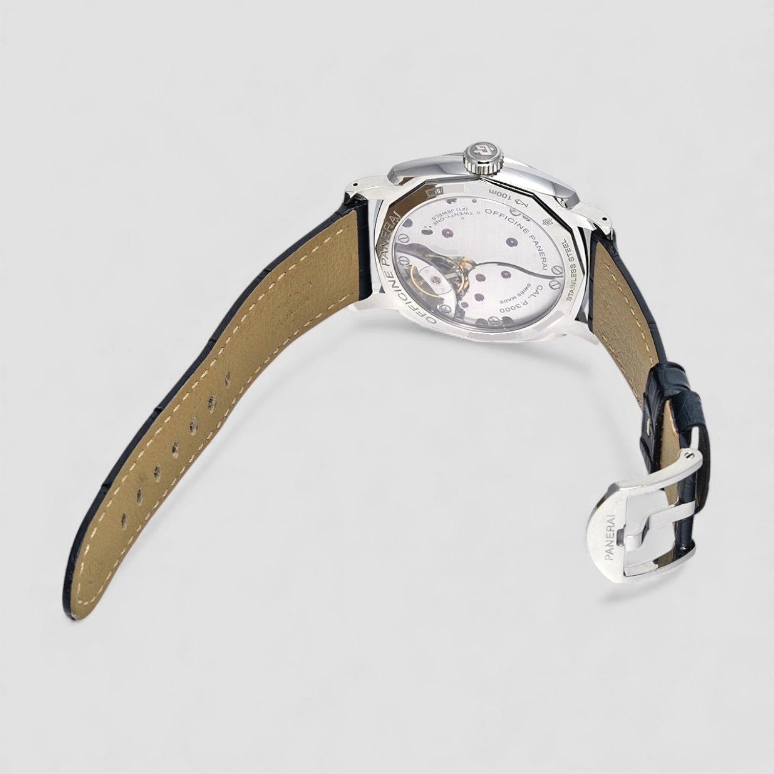 Radiomir 1940 3 Days Acciaio SS 47MM Blue "Sandwich Dial"