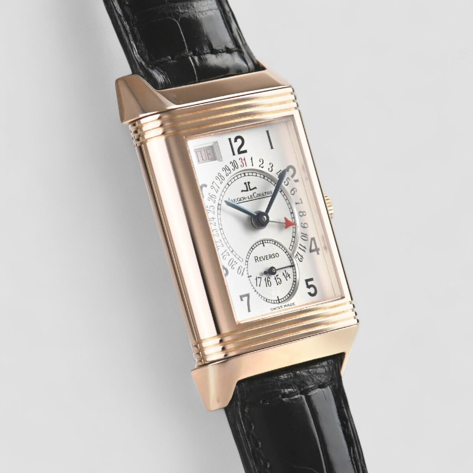 Reverso Calendar Date 18K Rose Gold