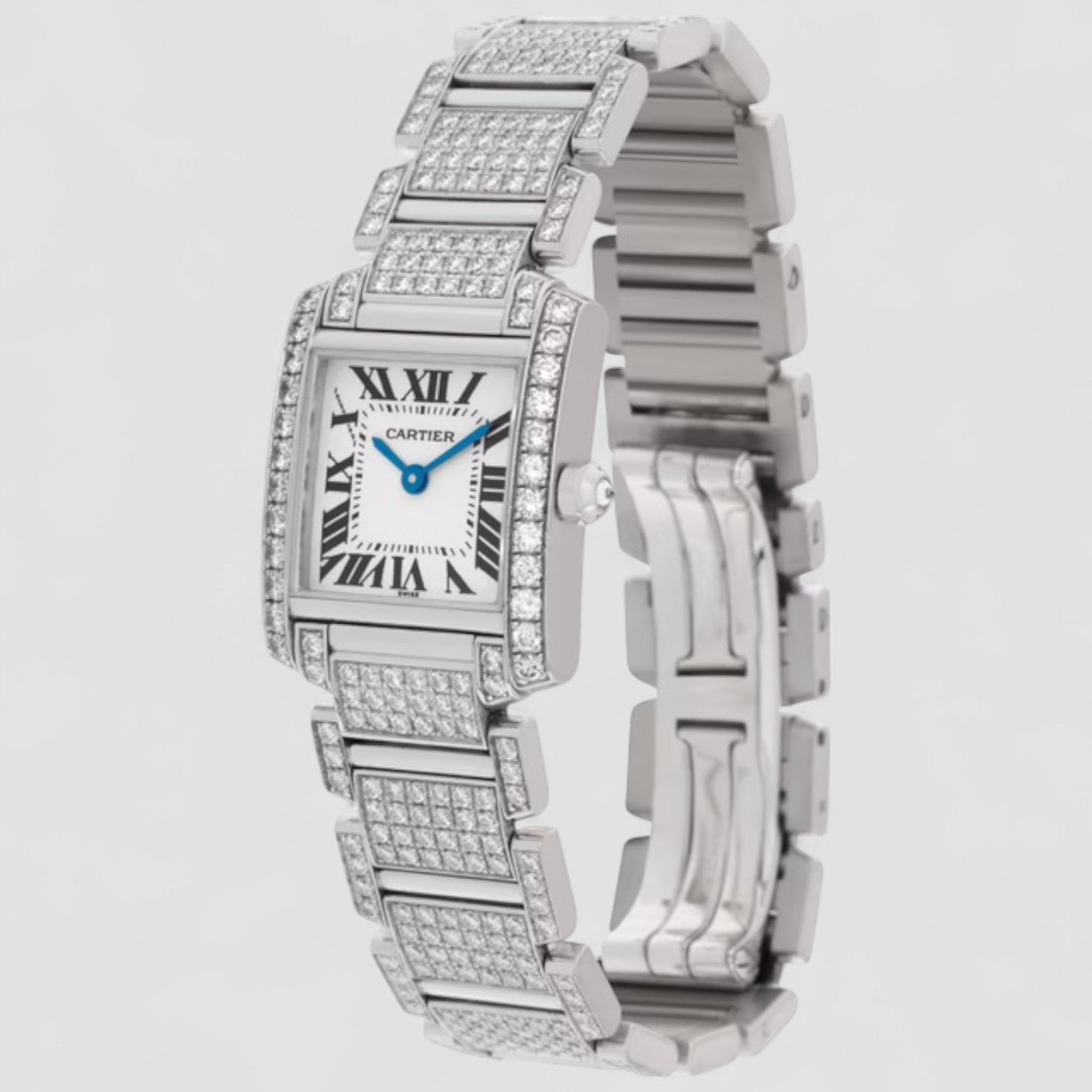 Tank Française Steel Custom Diamond-Set Iced Out