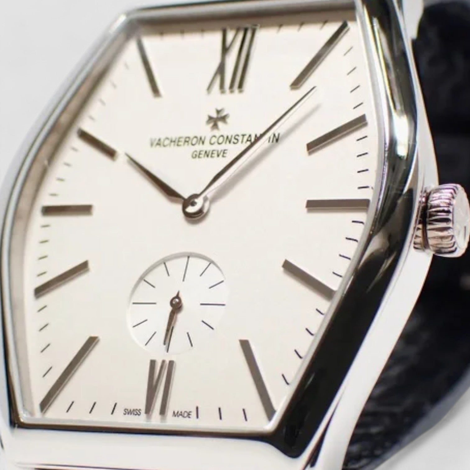 Malte Small Seconds Manual Silver Dial 18K White Gold