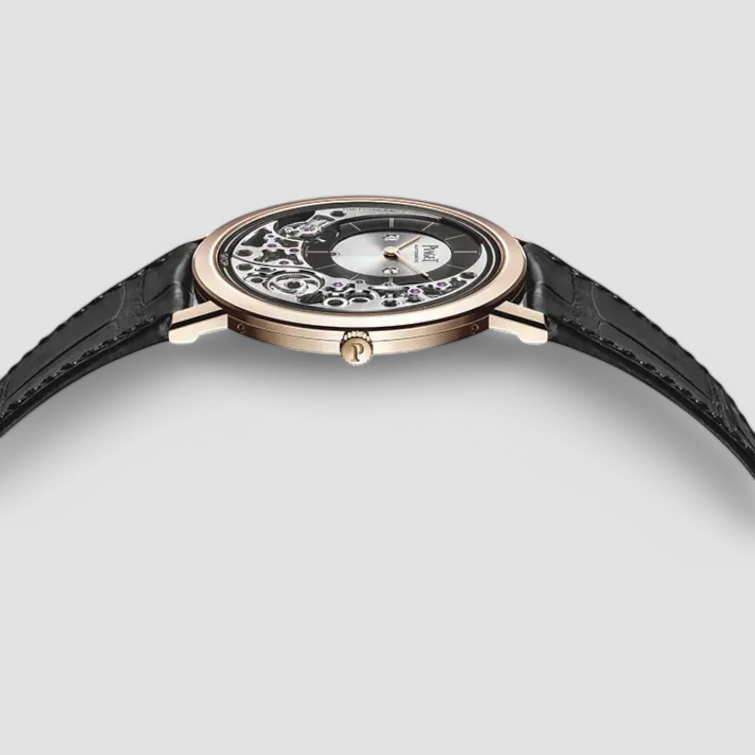 Altiplano Automatic Silver Dial 18kt Rose Gold Men's Watch