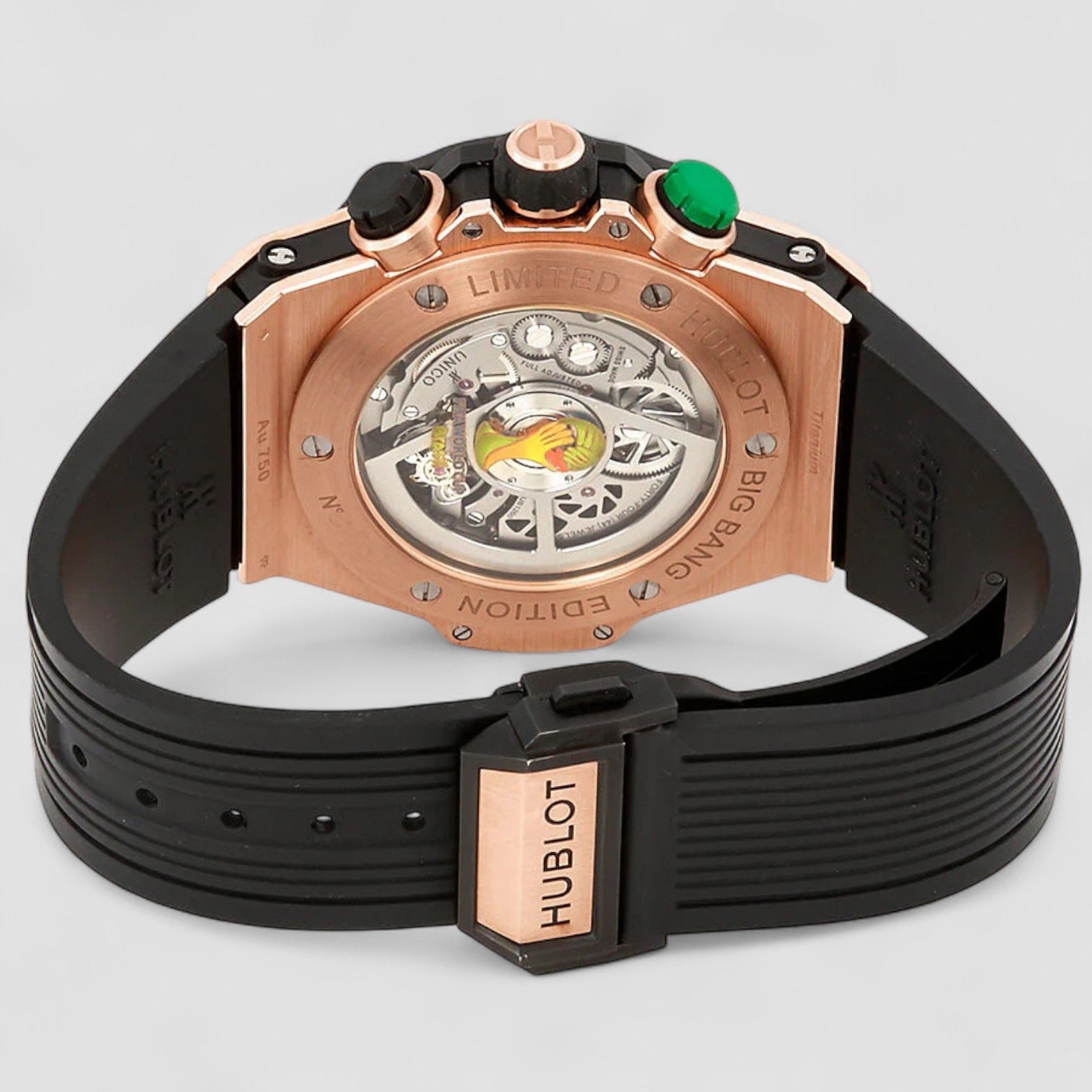 Big Bang Unico Bi-Retrograde Fifa World Cup Rose Gold Men's Watch