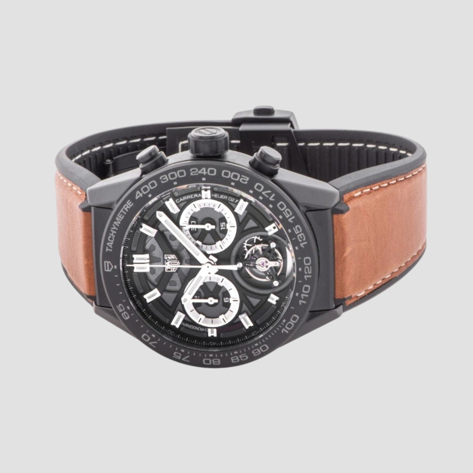 Carrera Tourbillon Chronograph Ceramic Men's Watch