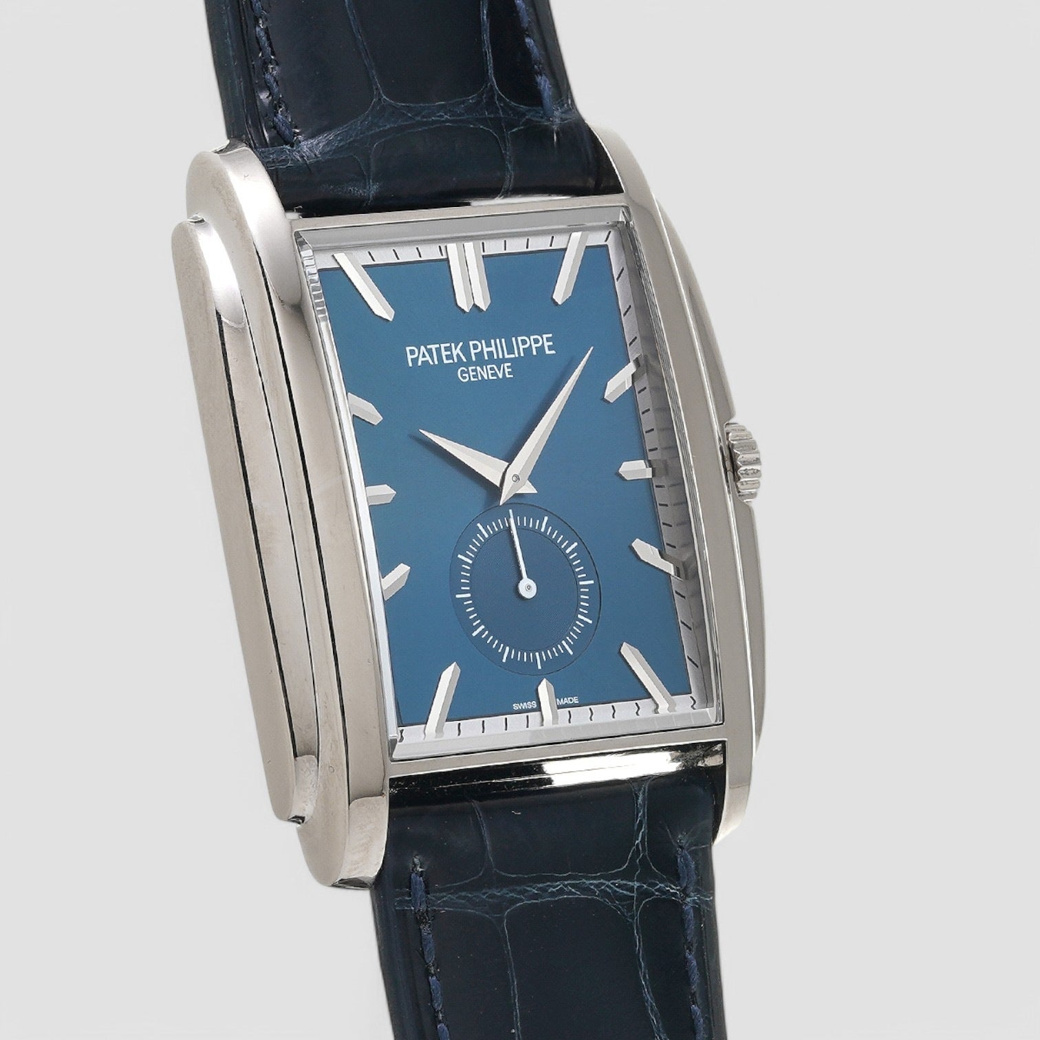 Gondolo 18K White Gold Blue Dial Manual Wind