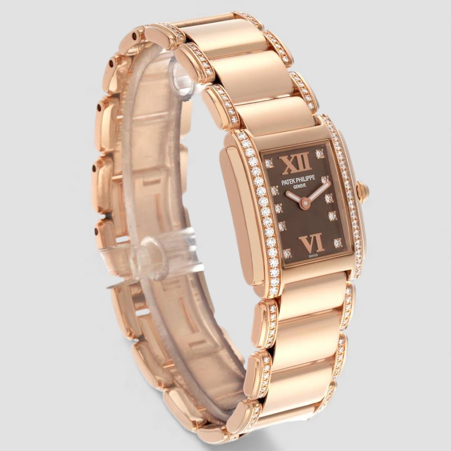 Twenty-4 Rose Gold Diamond Ladies Watch