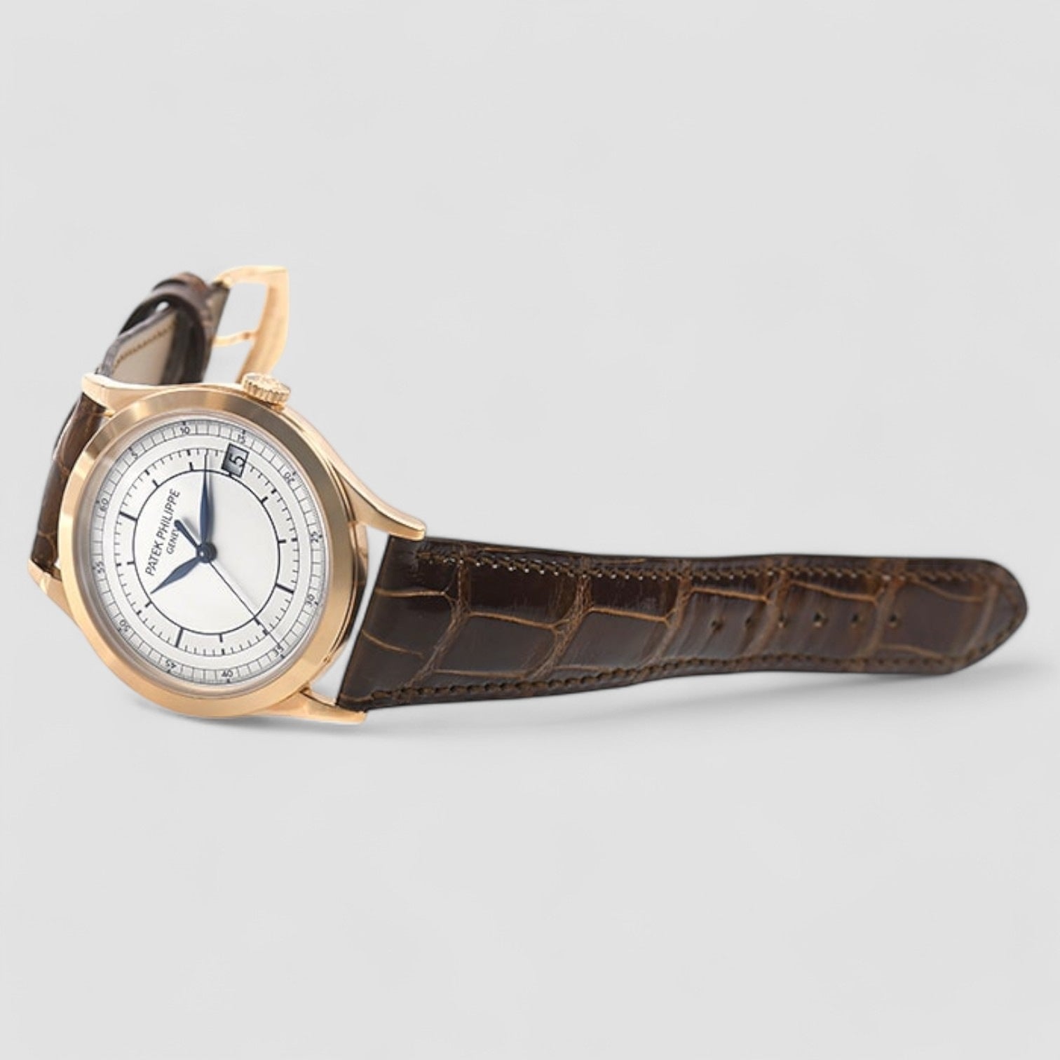 Calatrava 18K Rose Gold Sector Dial