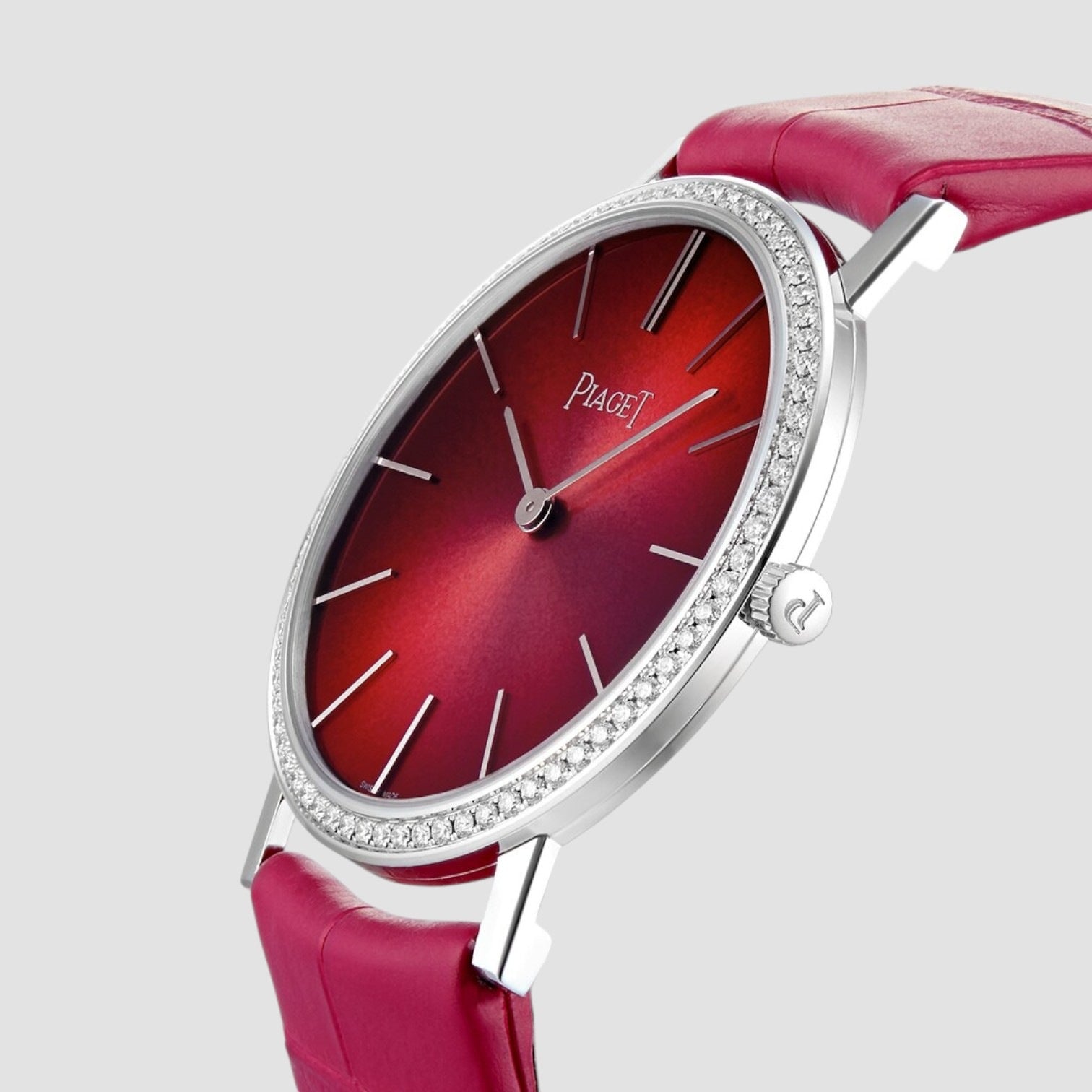 Pink White Gold Women's Watch