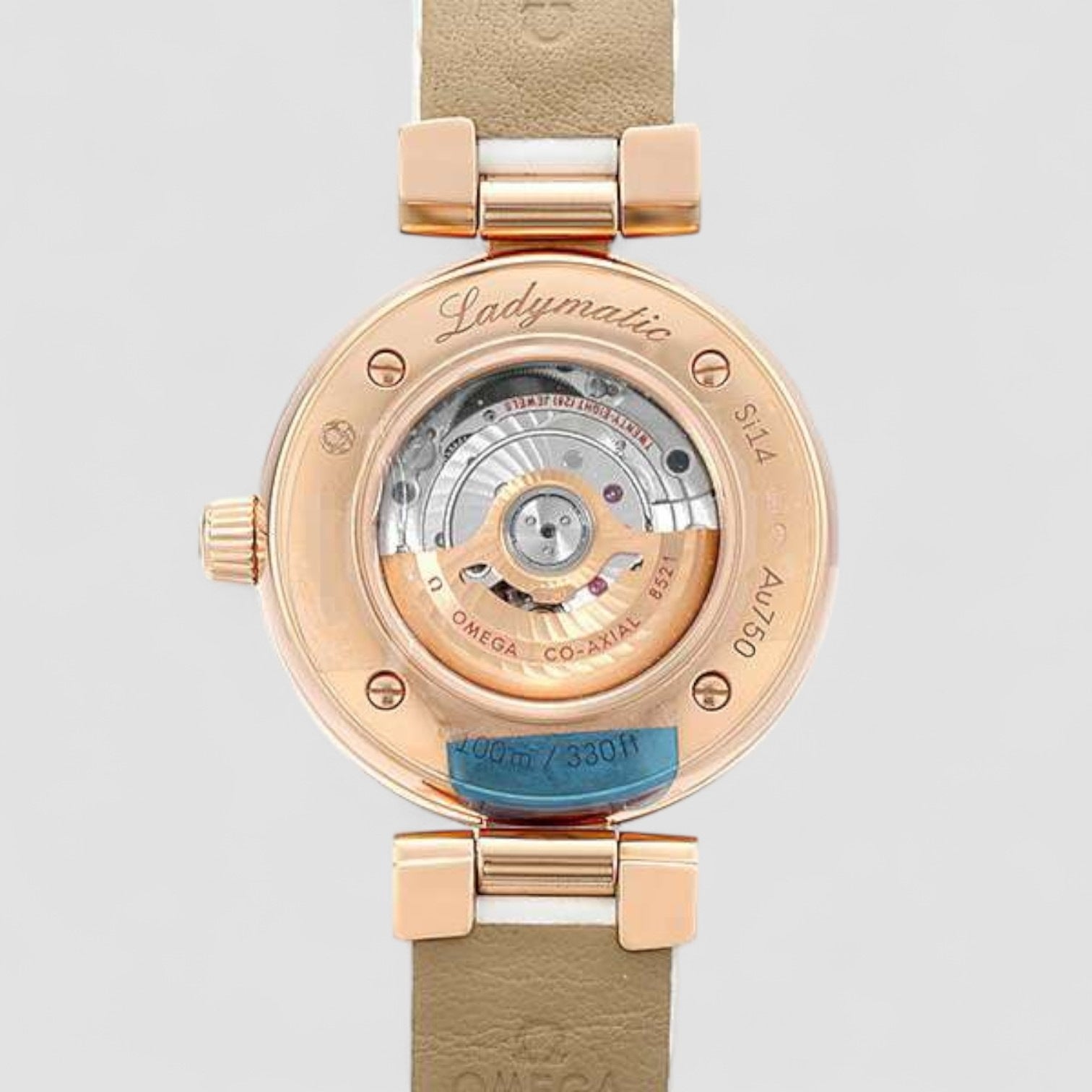 De Ville Ladymatic Automatic Diamond White Dial Watch