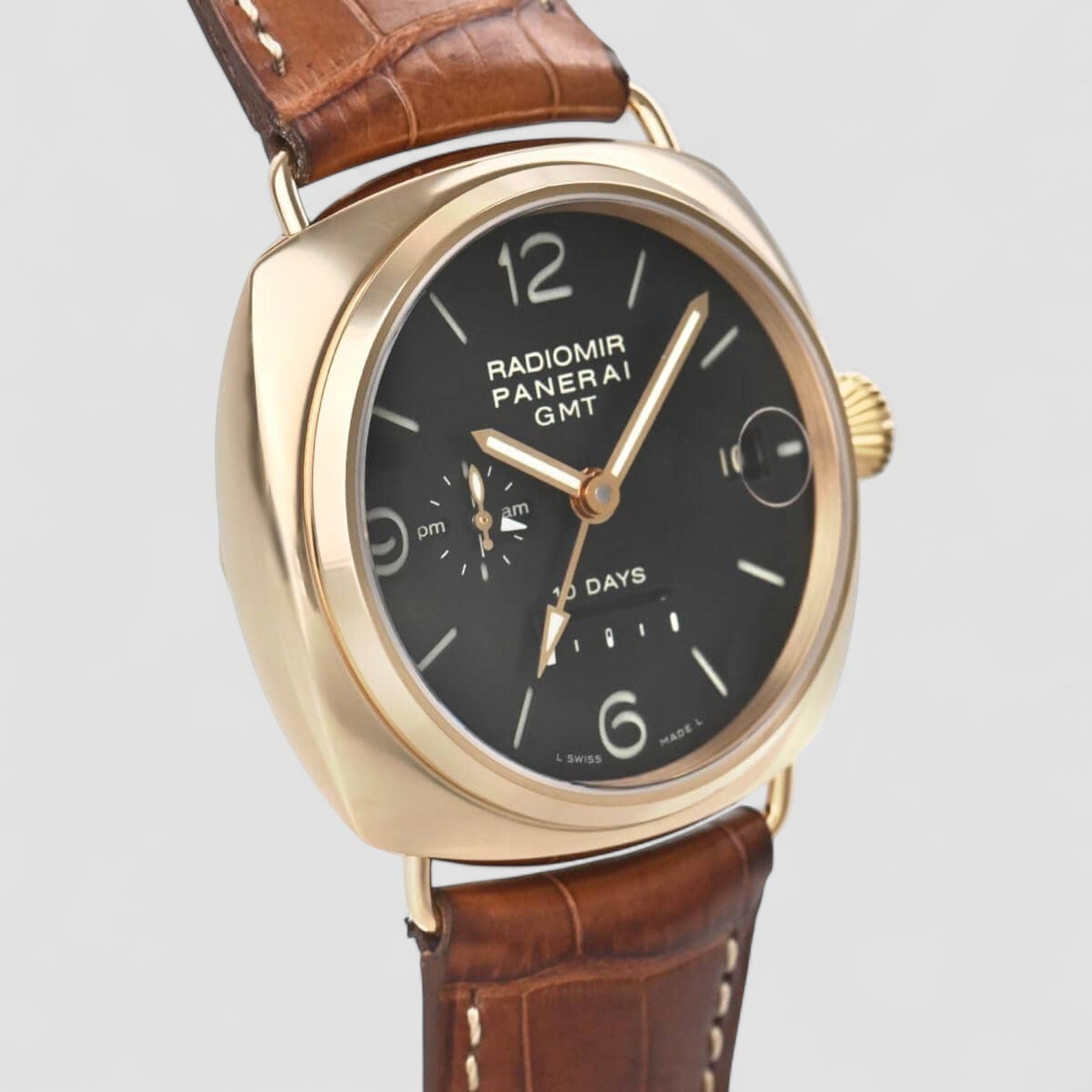 Radiomir 10 Day GMT 18K Rose Gold