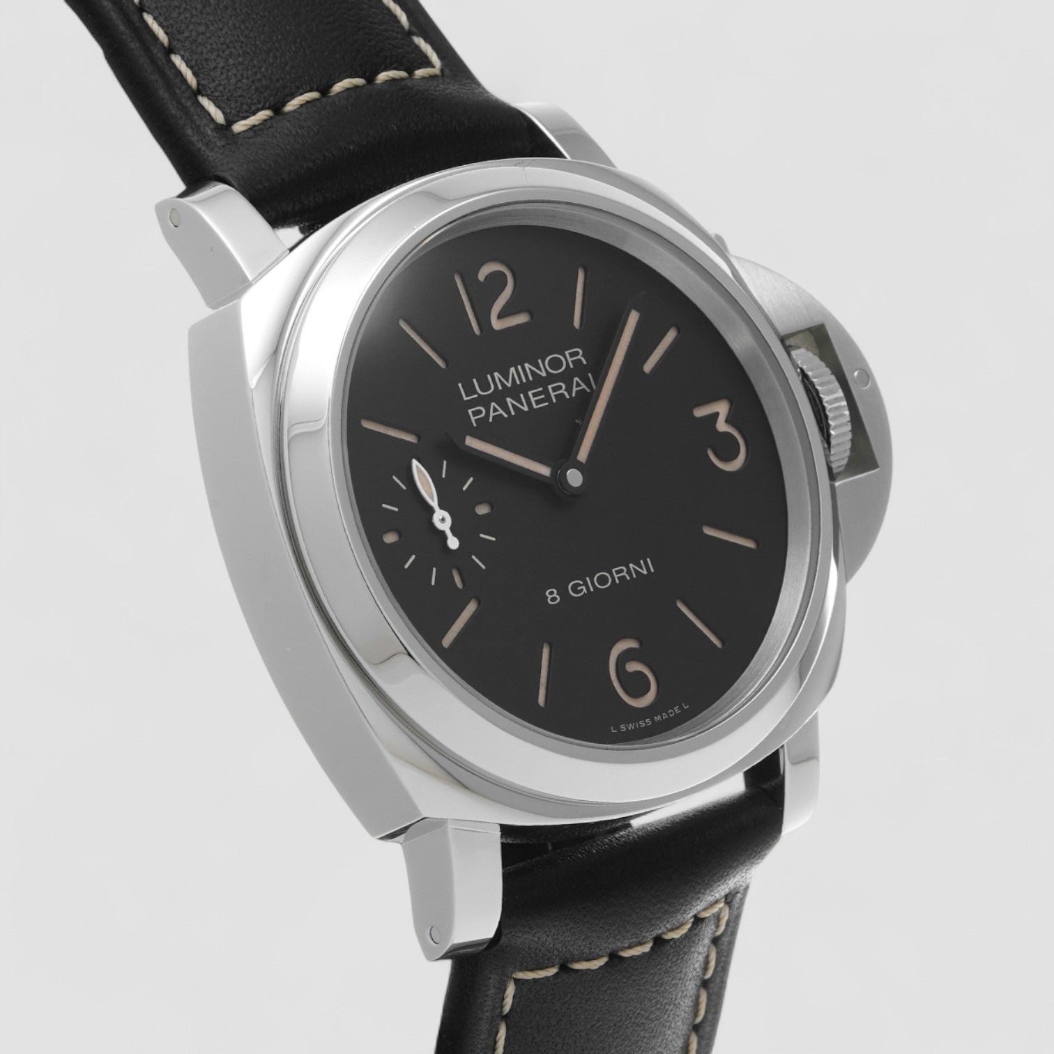 Luminor 8 Days SS Black Dial 2024