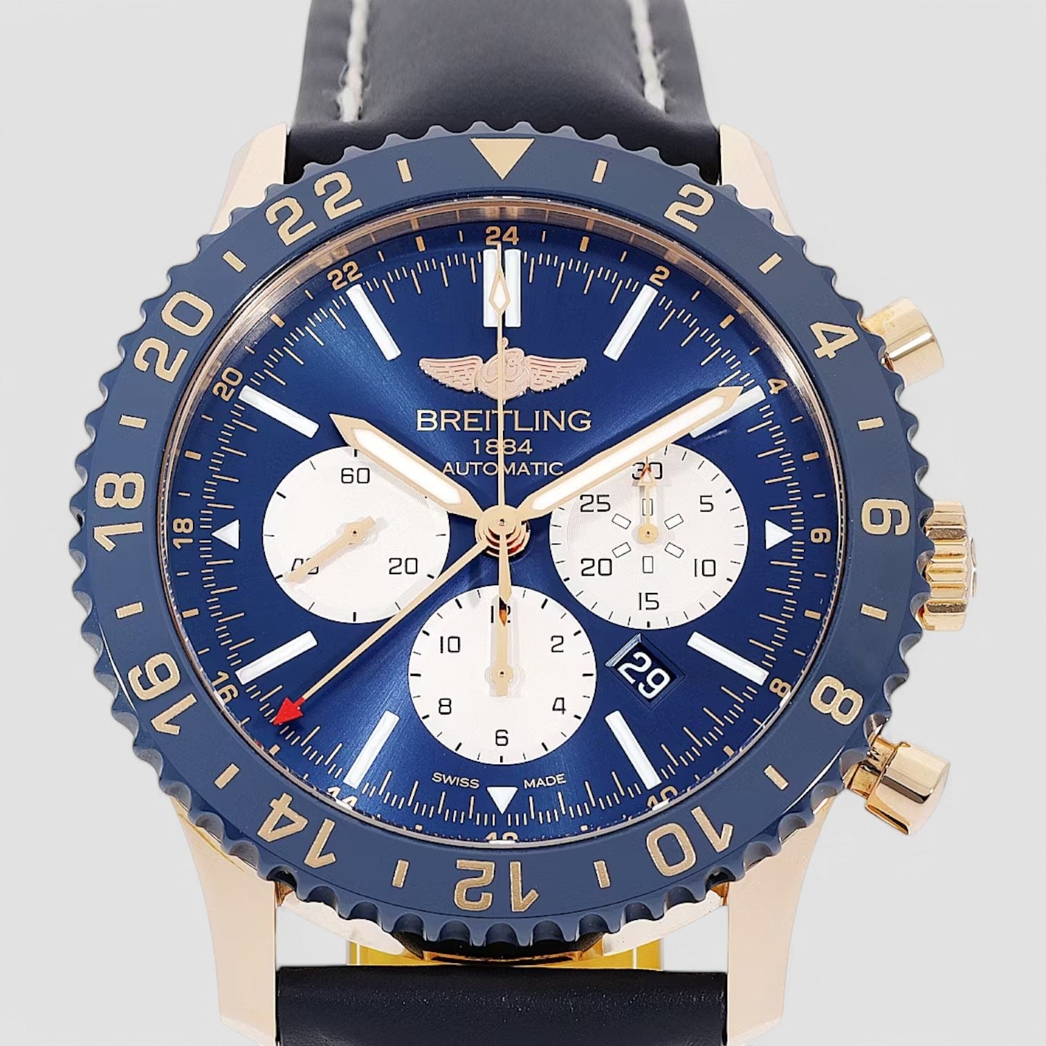 Chronoliner Automatic Blue Dial Men's Watch