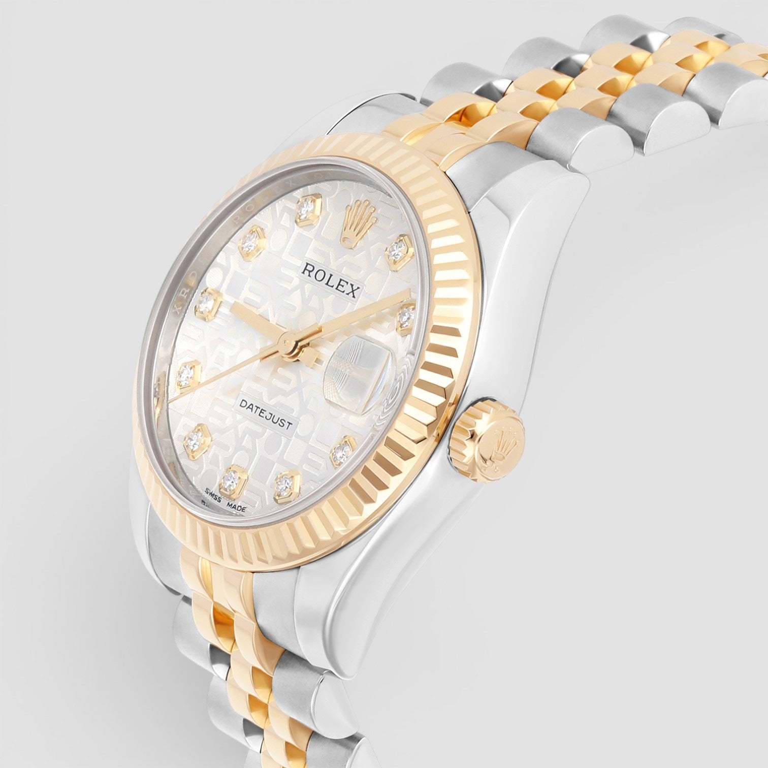Datejust 31 computer silver diamond dial jubilee