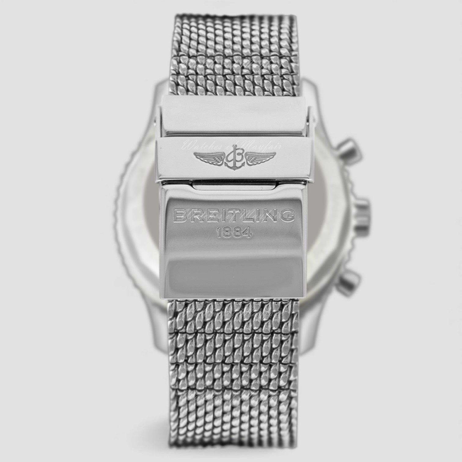 Transocean Chronograph Unitime Polar White Dial Men's Watch