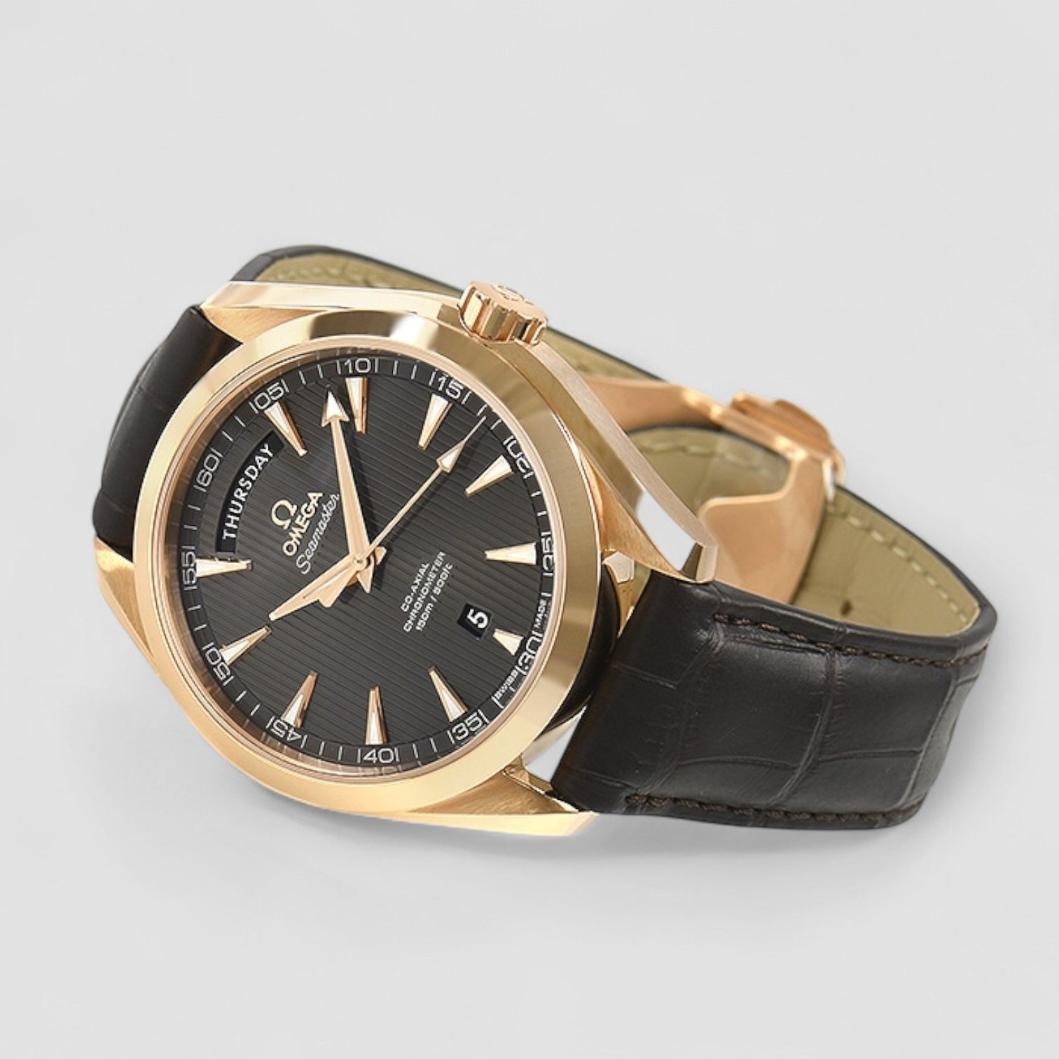 SEAMASTER AQUA TERRA CO-AXIAL DAY DATE 41.5MM MEN'S LUXURY WATCH