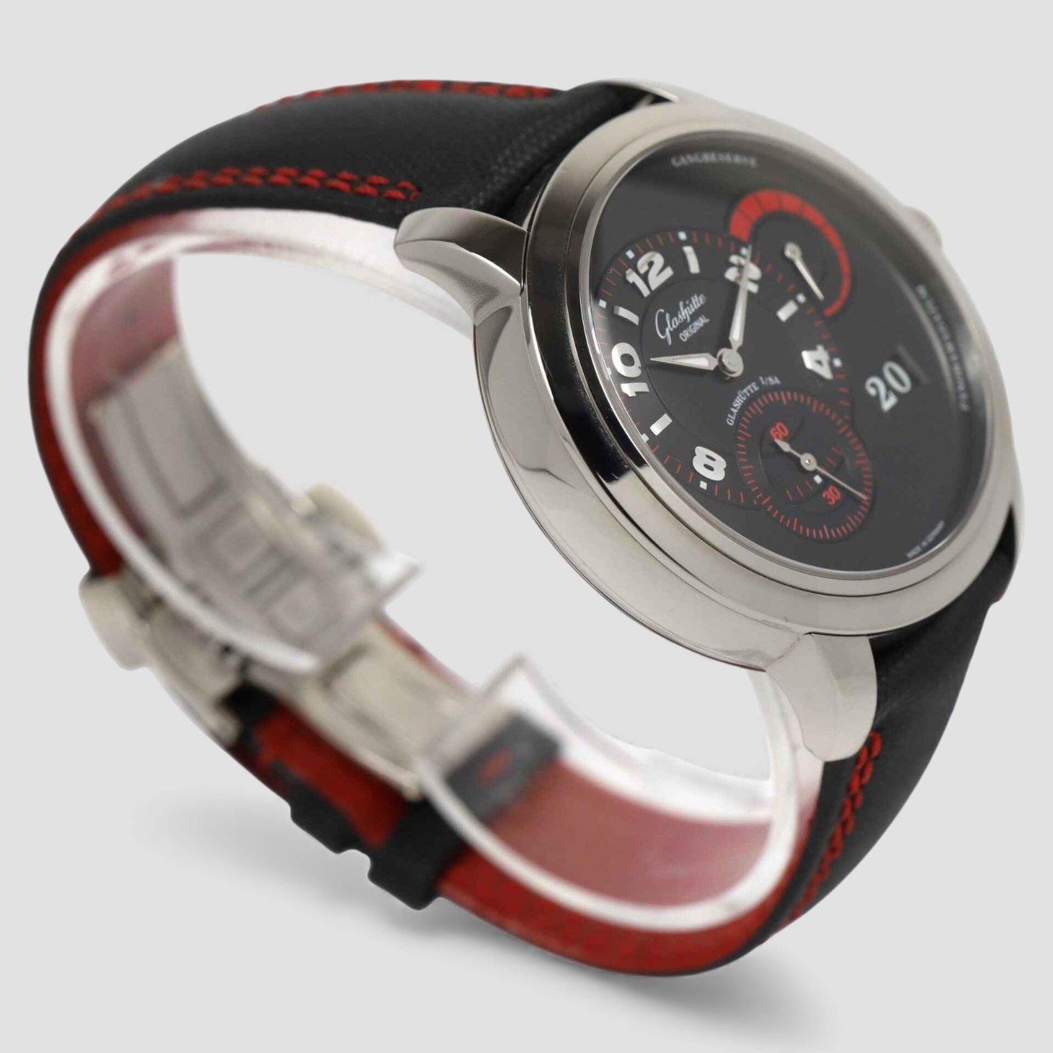 Panomatic Reserve XL 18K WG / Black Dial