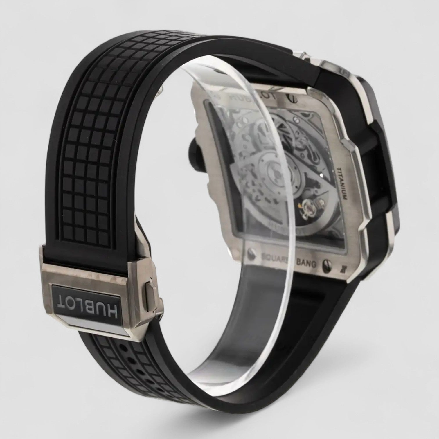 Square Bang Chronograph 42mm Titanium Skeleton Men's Watch