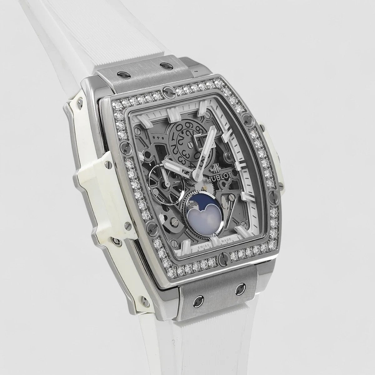 Spirit of Big Bang Moonphase Diamond Watch