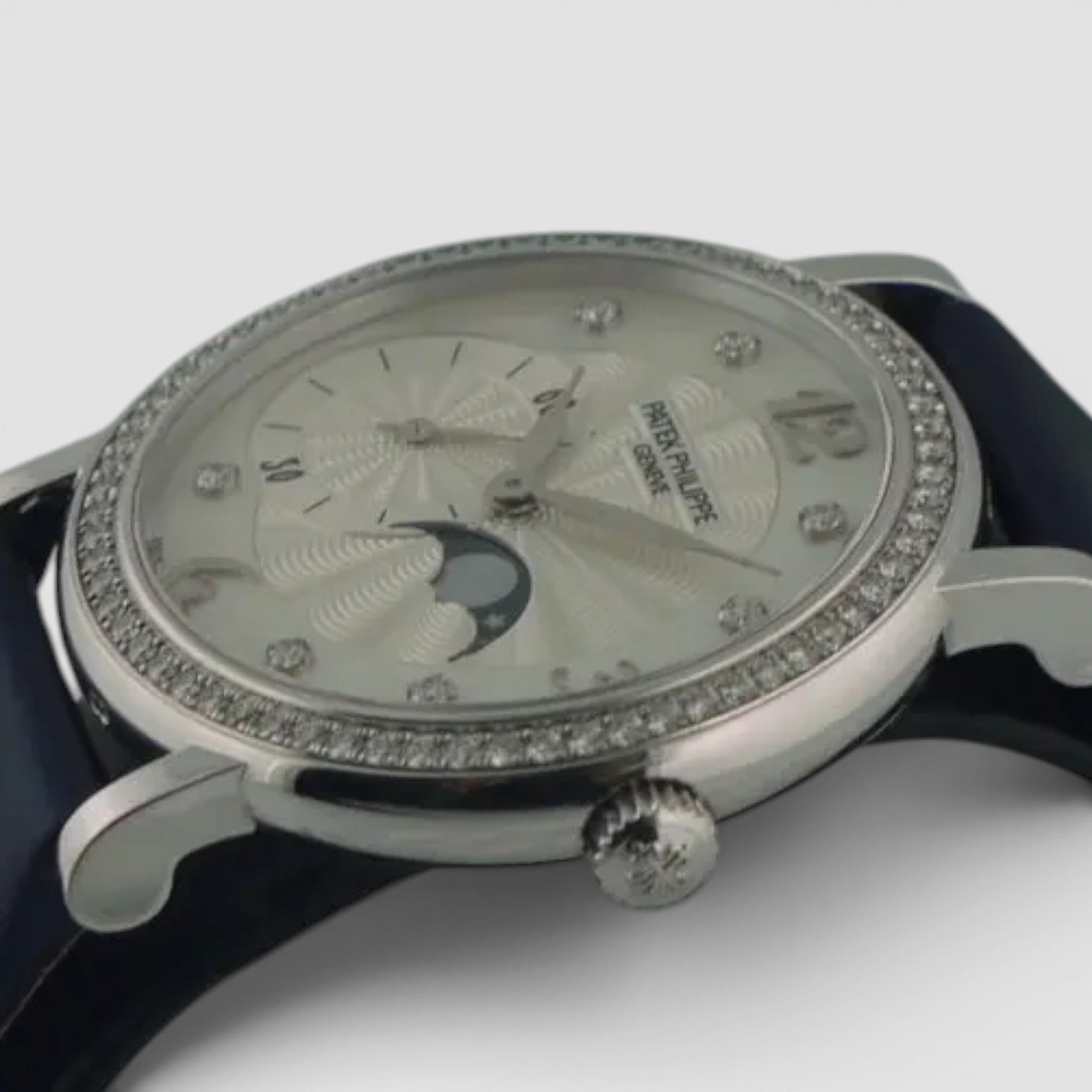 Calatrava Moonphase White Gold Diamond