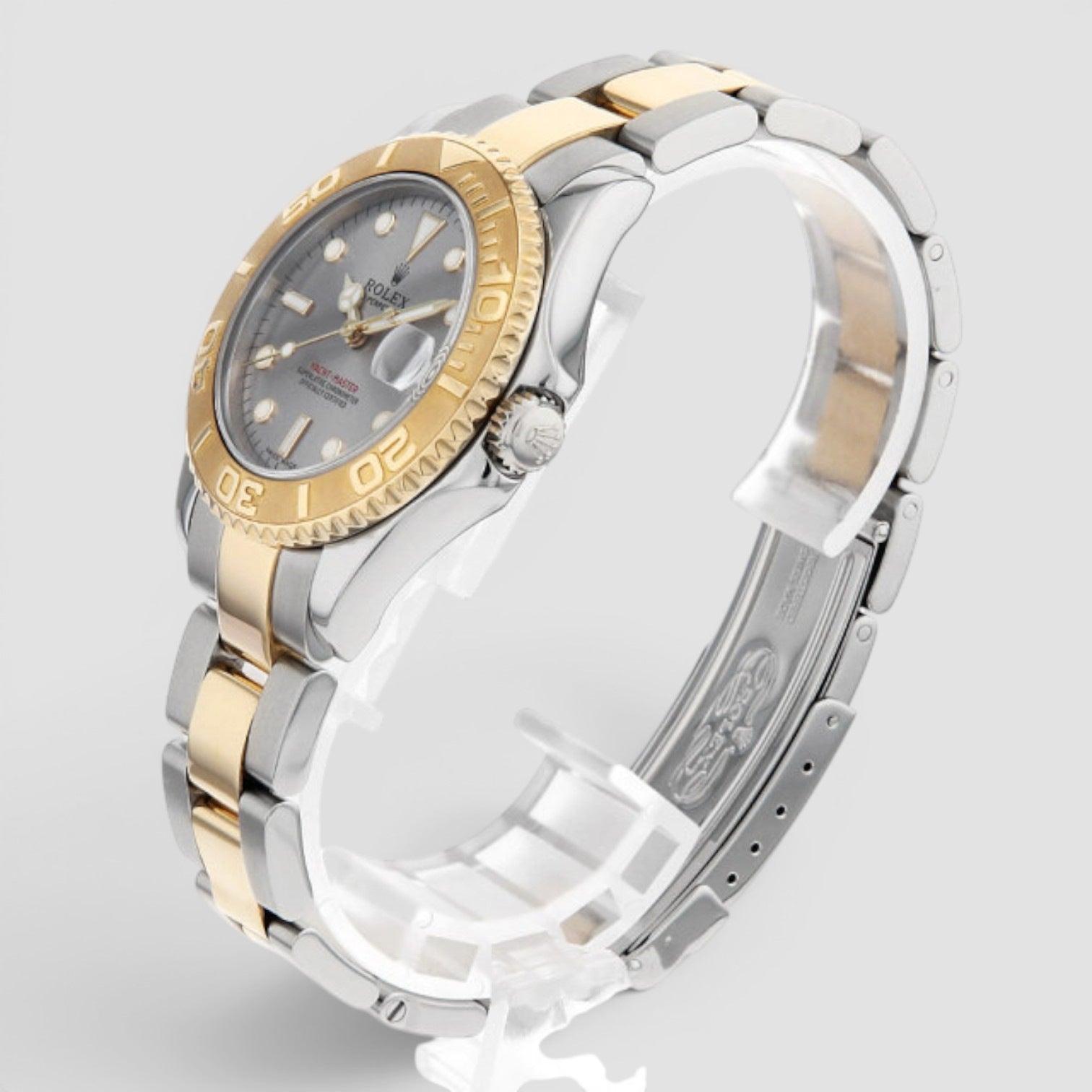 Yacht-Master 35mm Steel & Yellow Gold Grey Dial