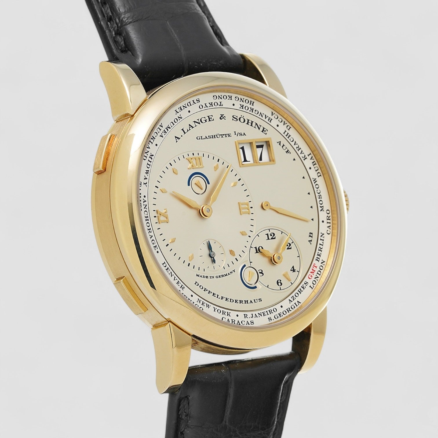 Lange 1 TimeZone 18K Yellow Gold