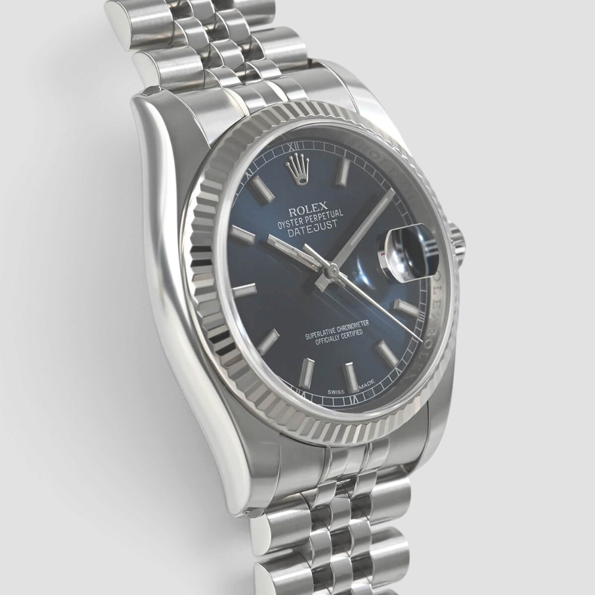 Datejust 36 Blue Dial Roulette Date Jubilee