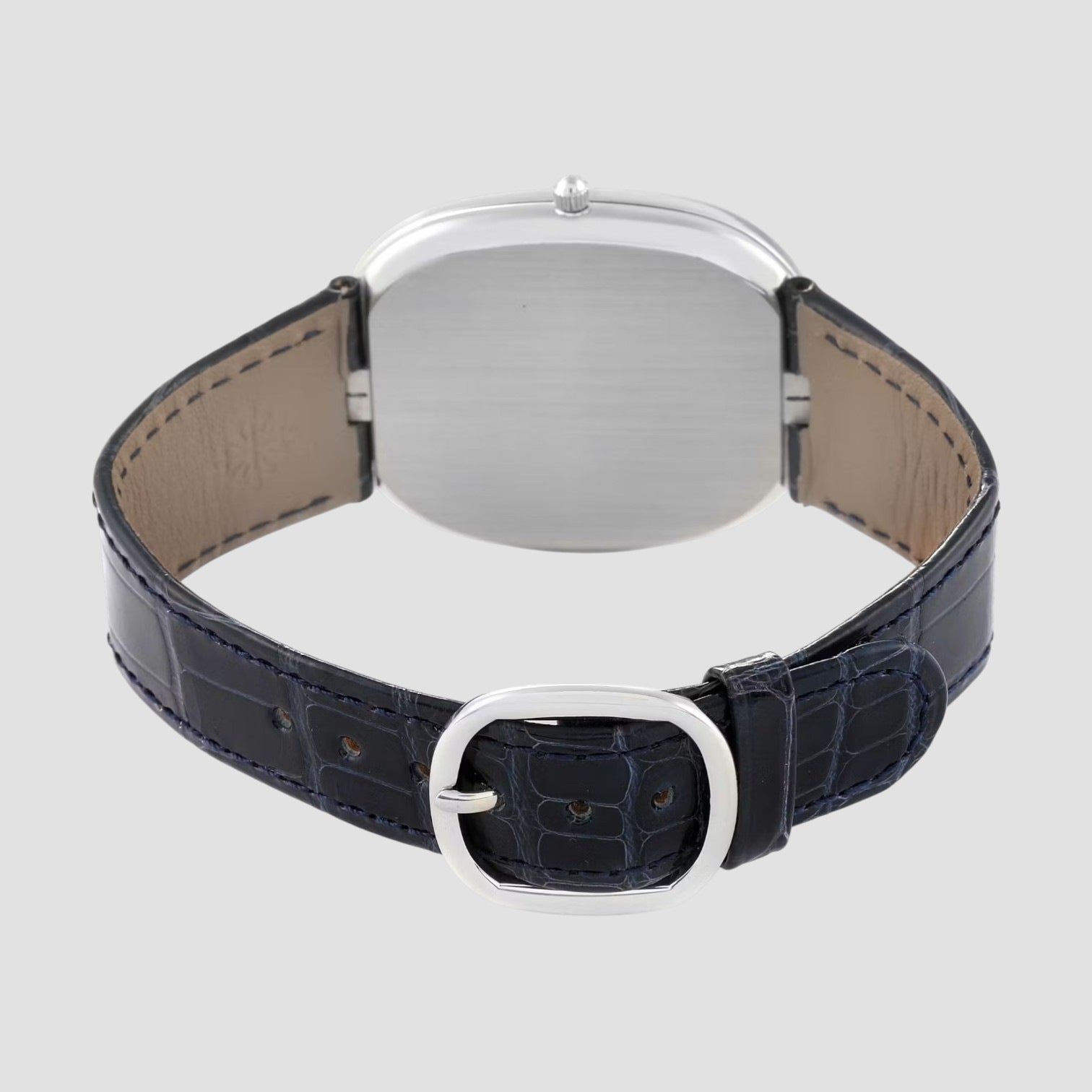 Golden Ellipse Platinum Blue Dial
