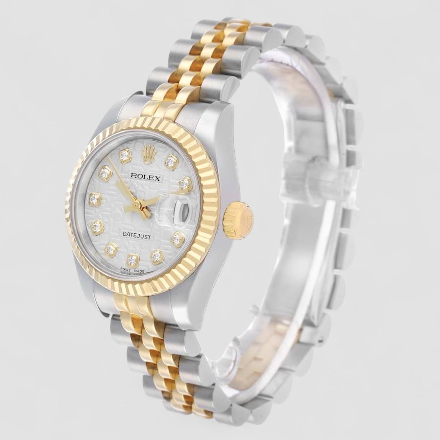Datejust 26mm Motif Diamond Dial Two Tone Jubilee