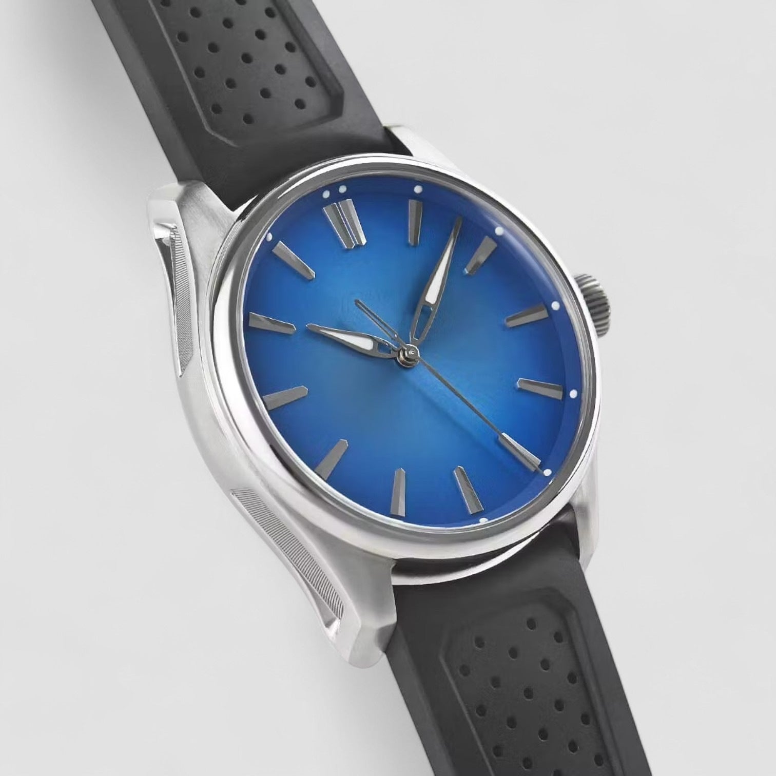 Pioneer Center Seconds SS Arctic Blue Fume Dial