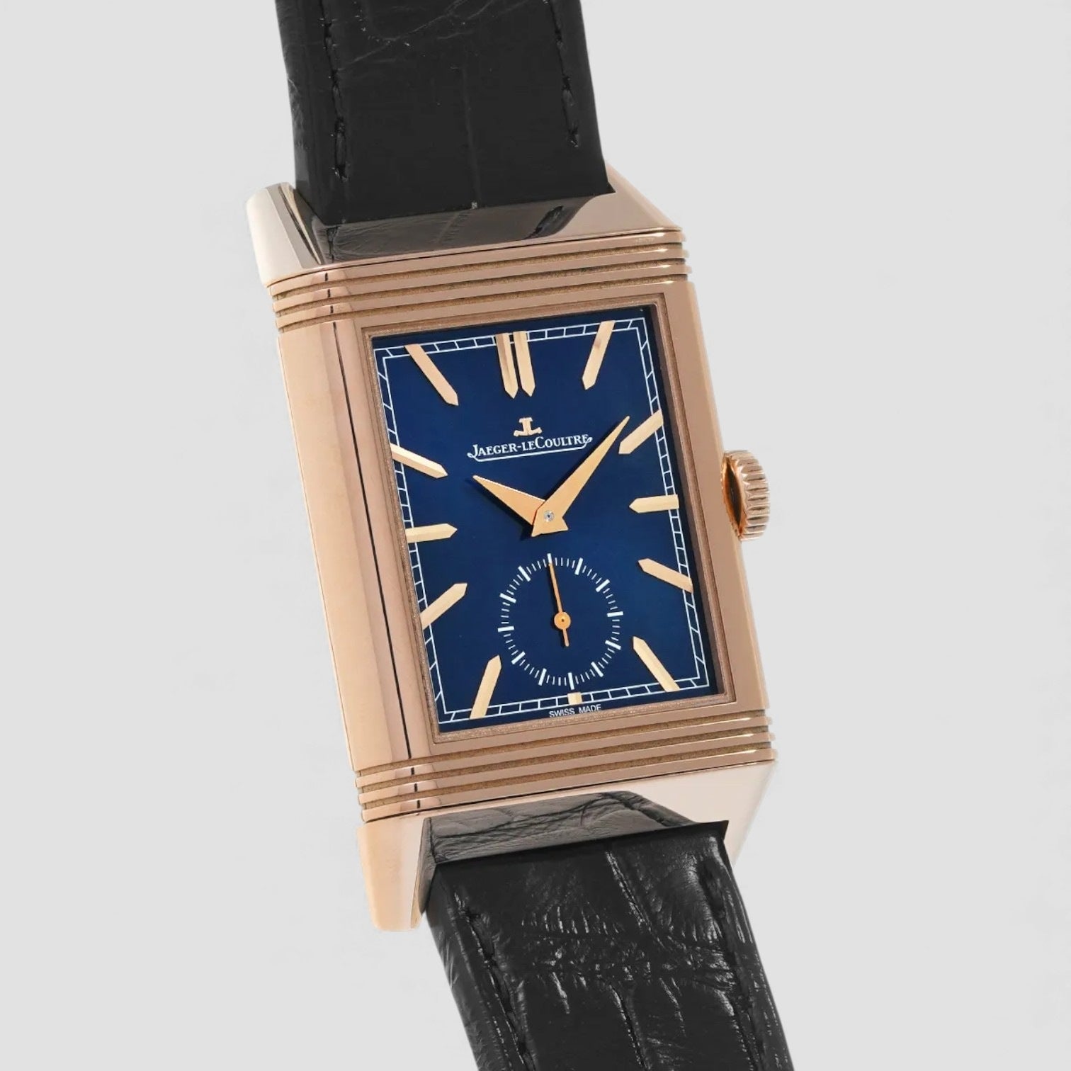 Reverso Tribute Duoface Small Seconds Pink Gold