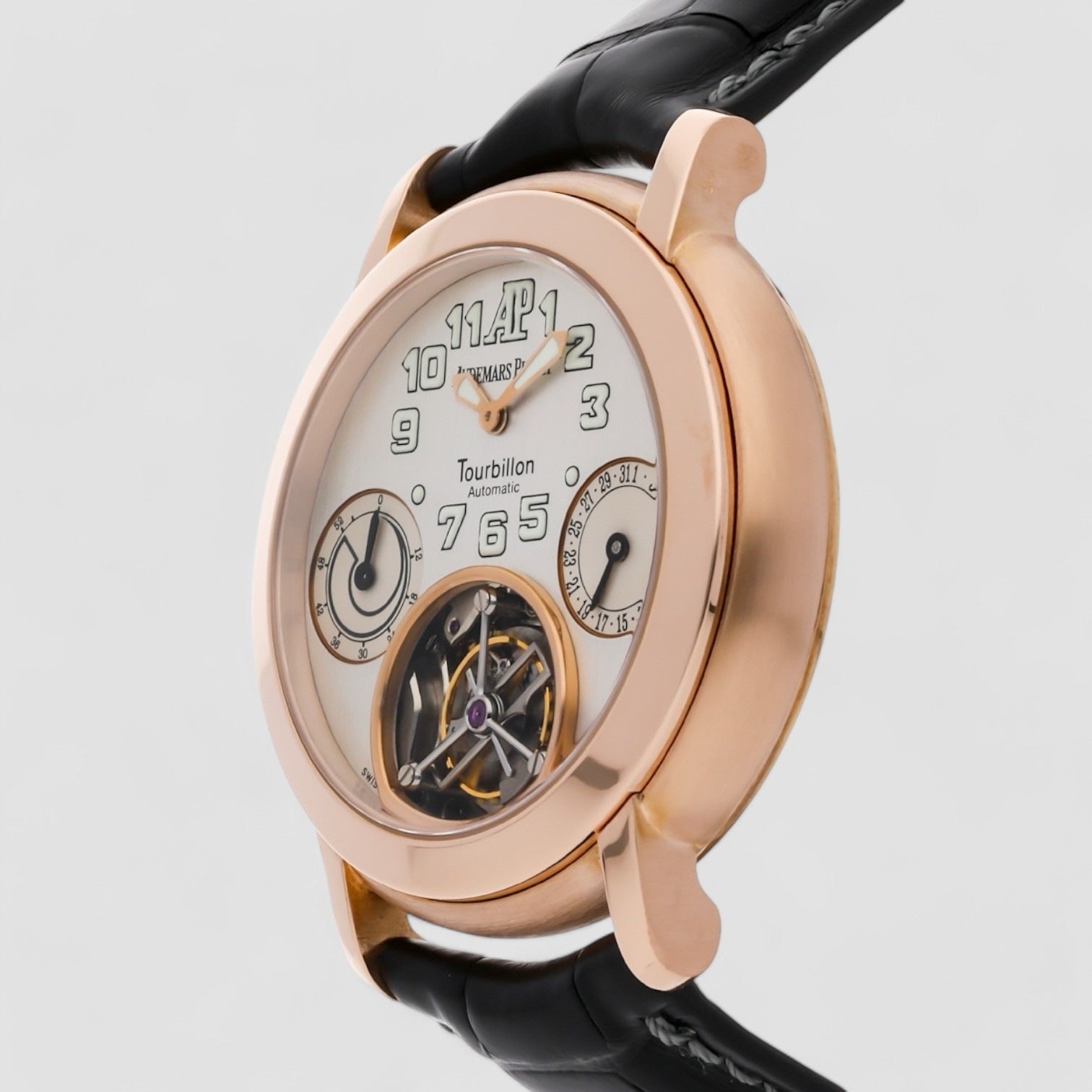 Jules Audemars Automatic Tourbillon Power Reserve Mens Watch
