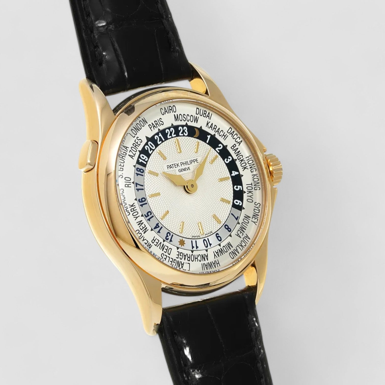 World Time 18K Yellow Gold