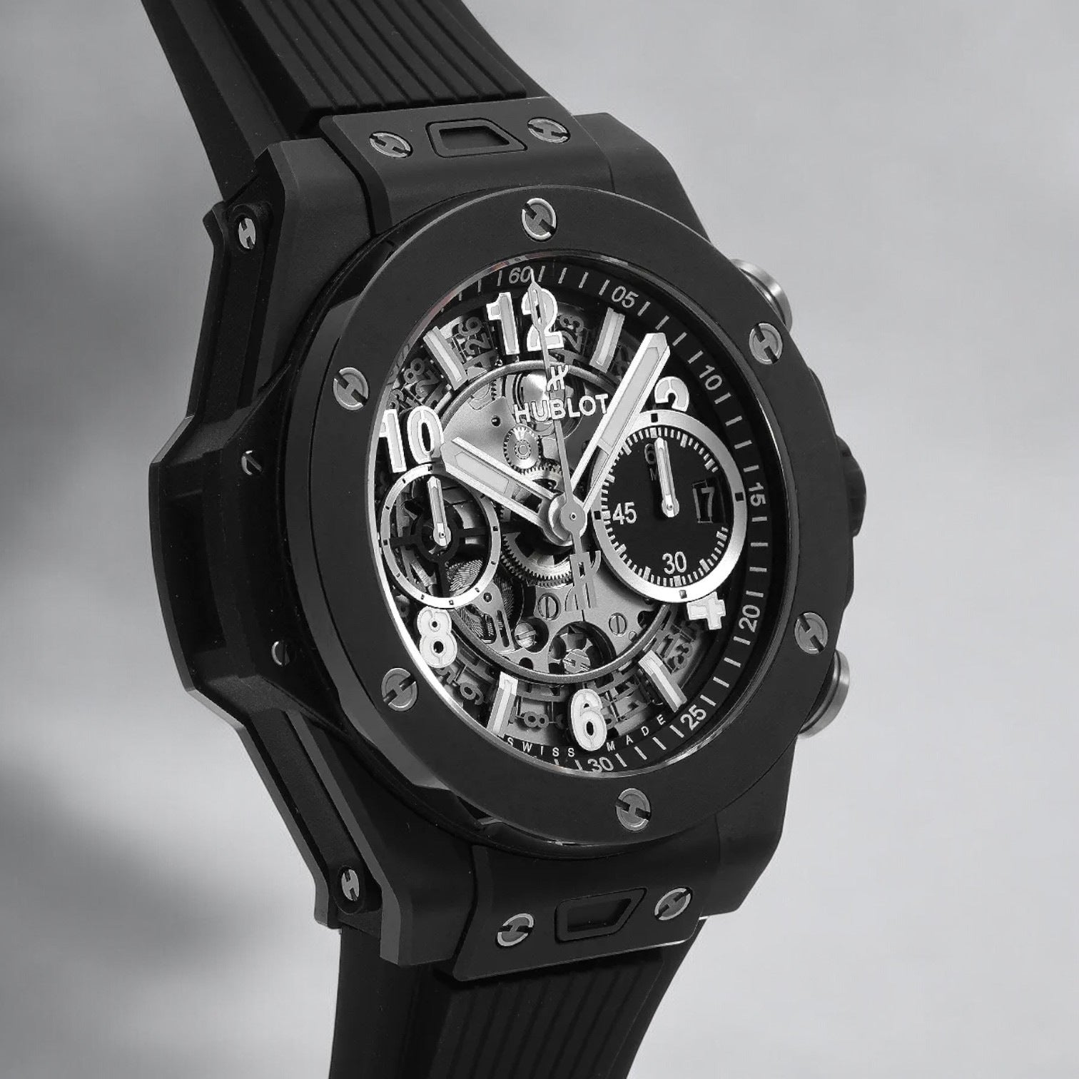 Big Bang Unico Black Magic Matte Black Skeleton