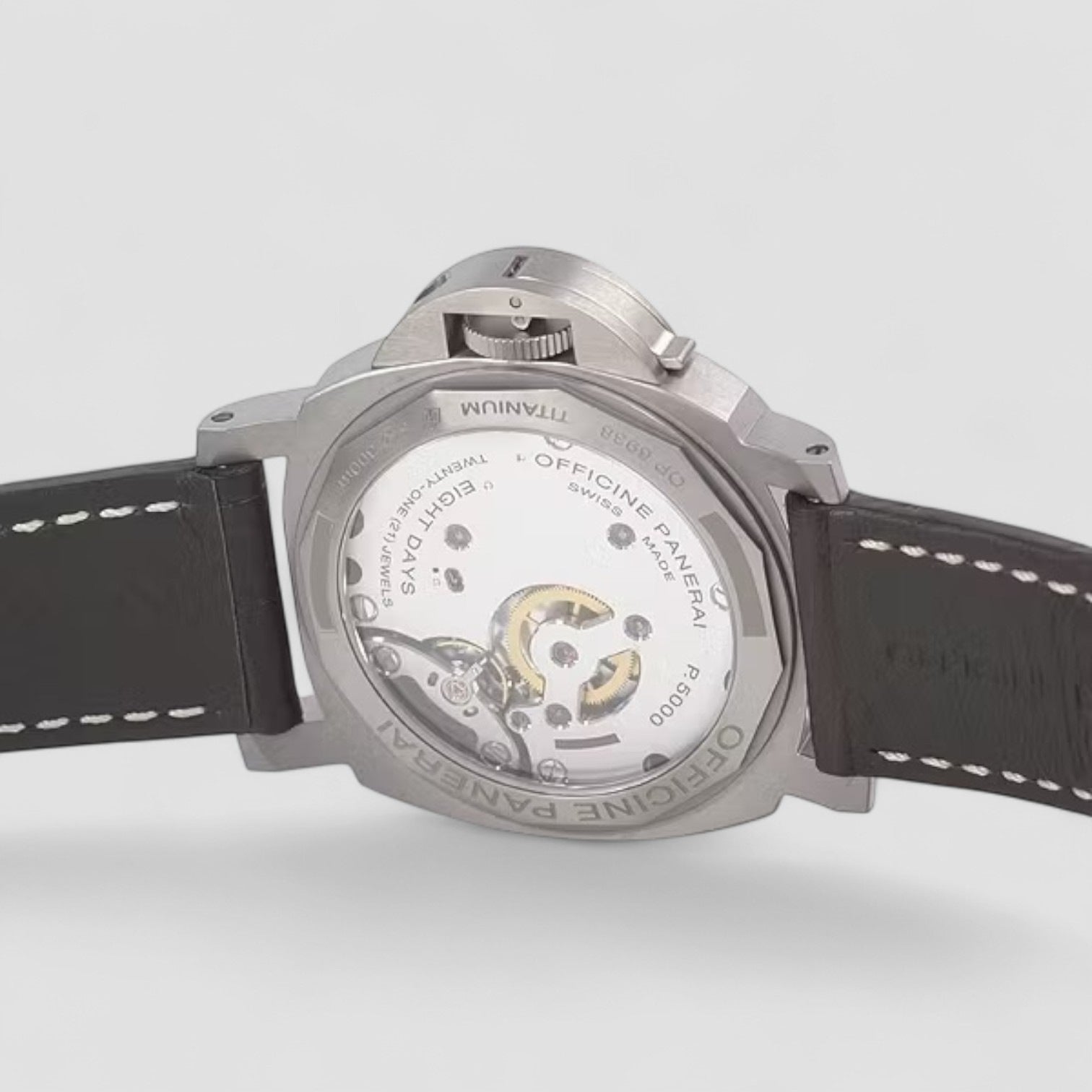 Luminor Base 8 Days Titanium Brown Dial