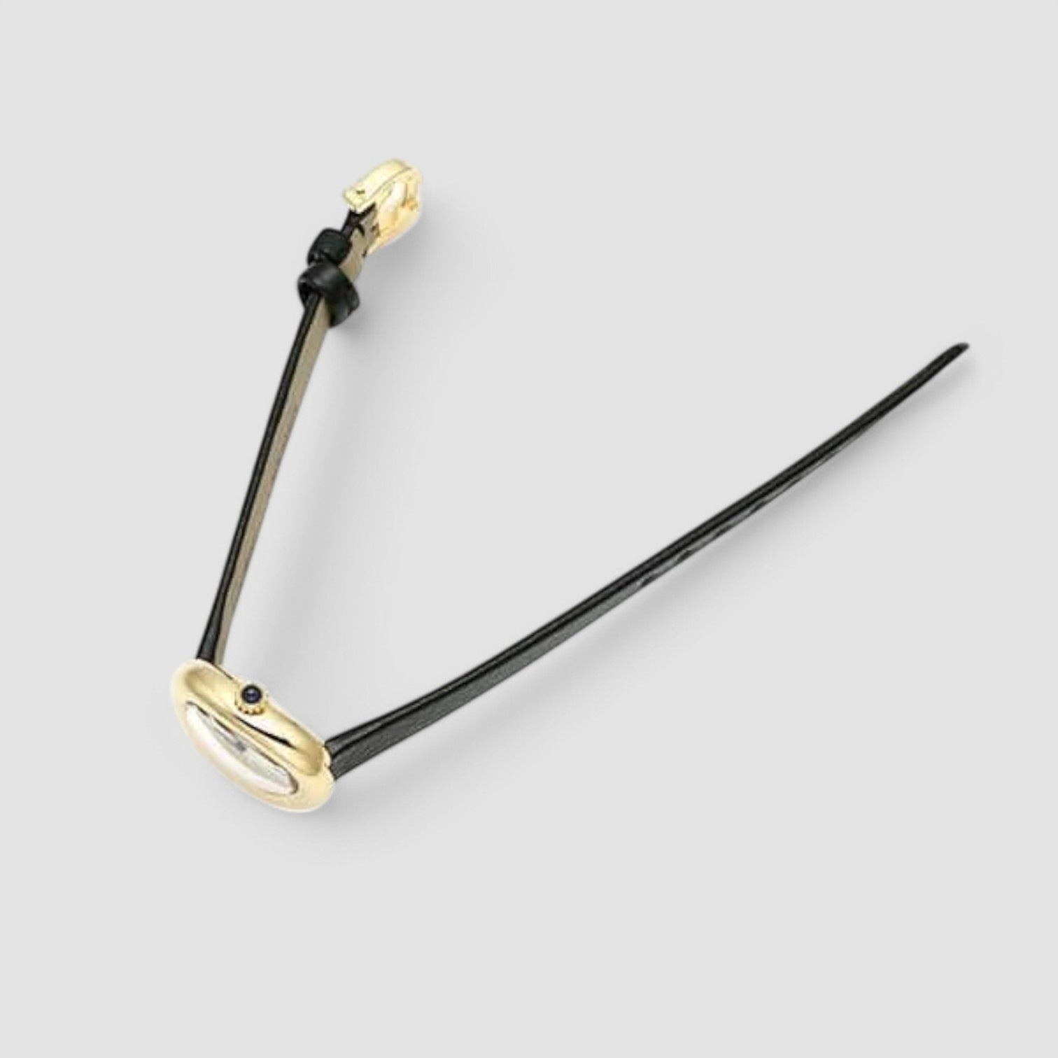 Baignoire Mini Quartz Silver Dial Ladies Watch