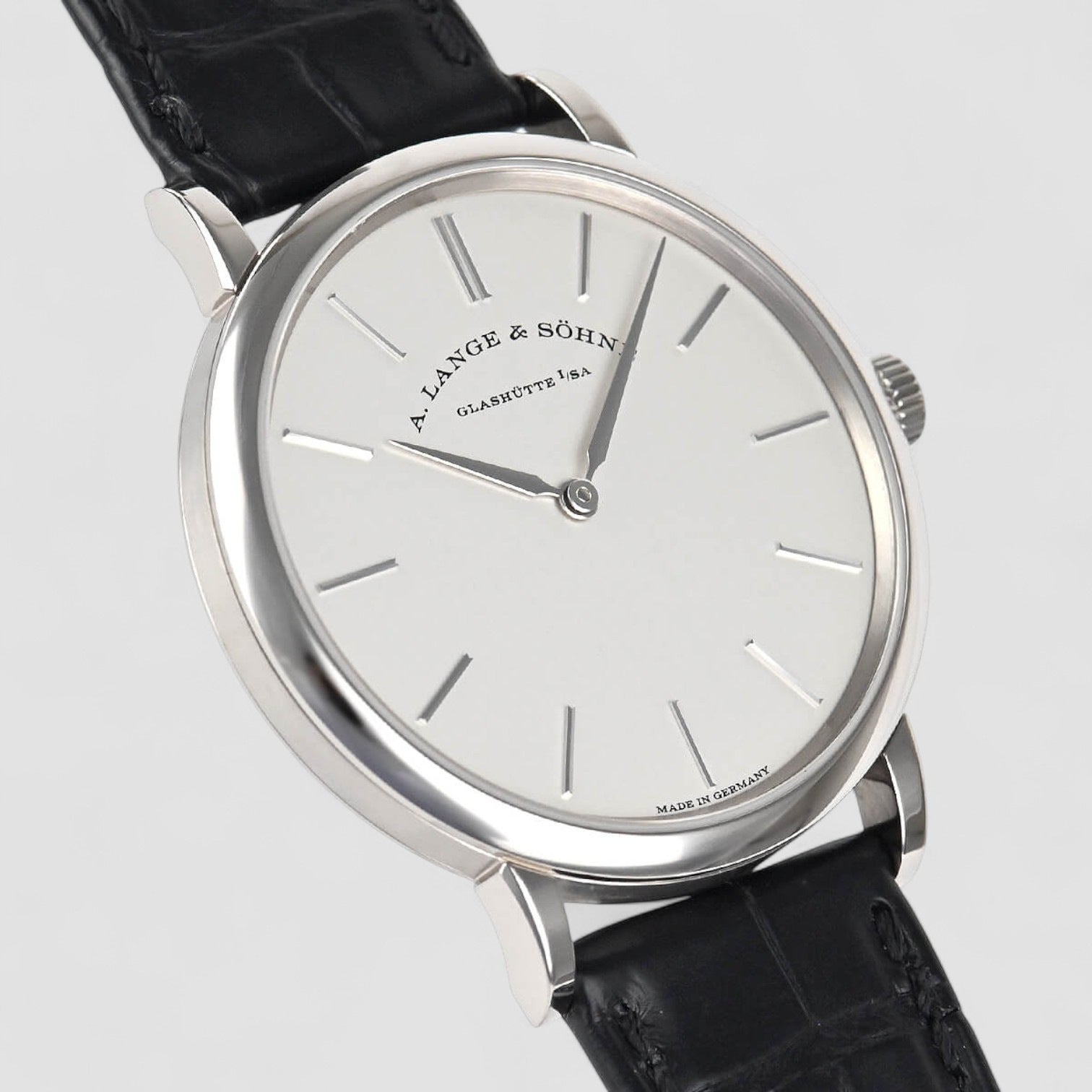 Saxonia Thin Manual Wind 18K White Gold