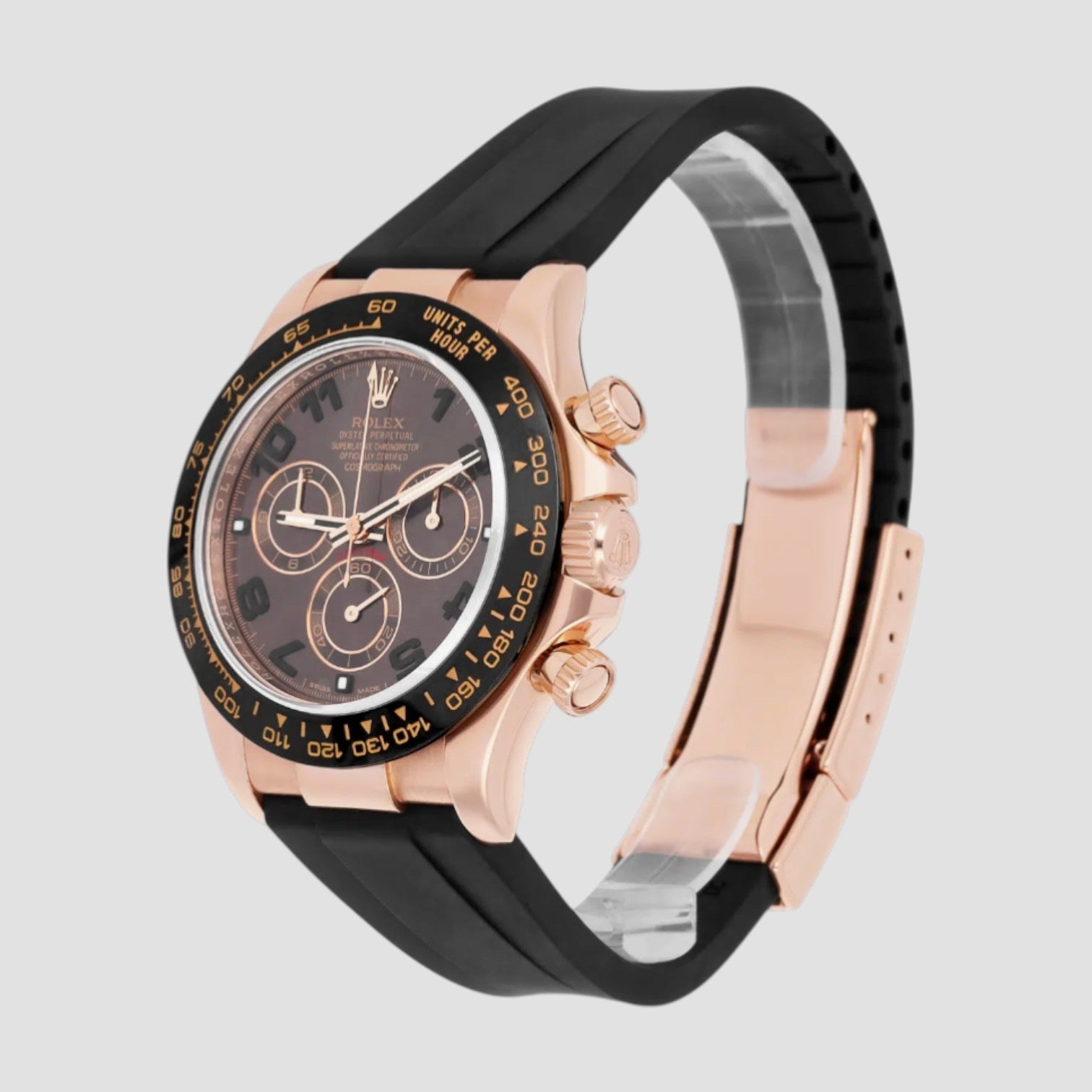 Cosmograph Daytona Everose / Cerachrom / Chocolate / Oysterflex 40mm