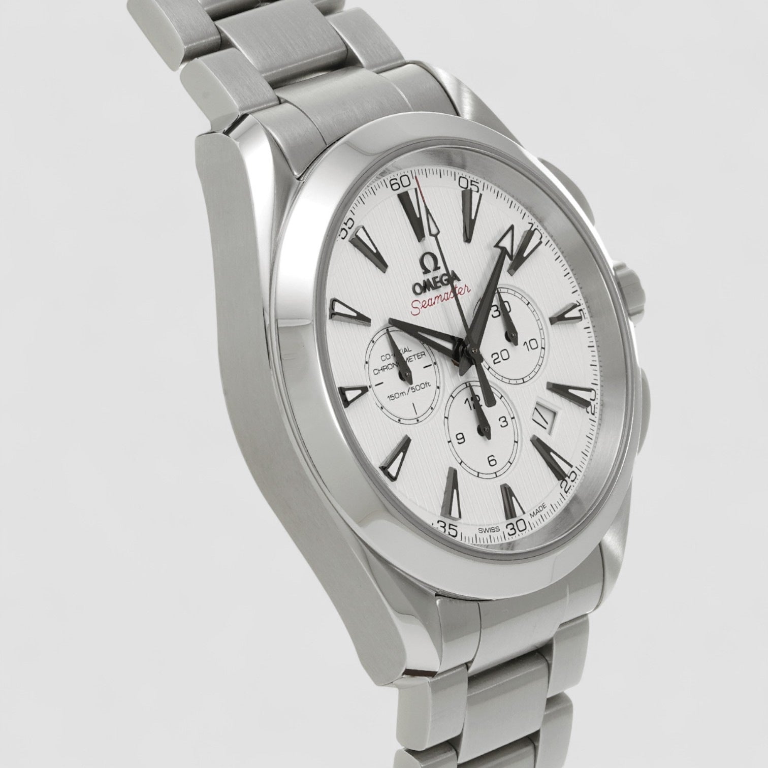Aqua Terra Chronograph Silver Dial